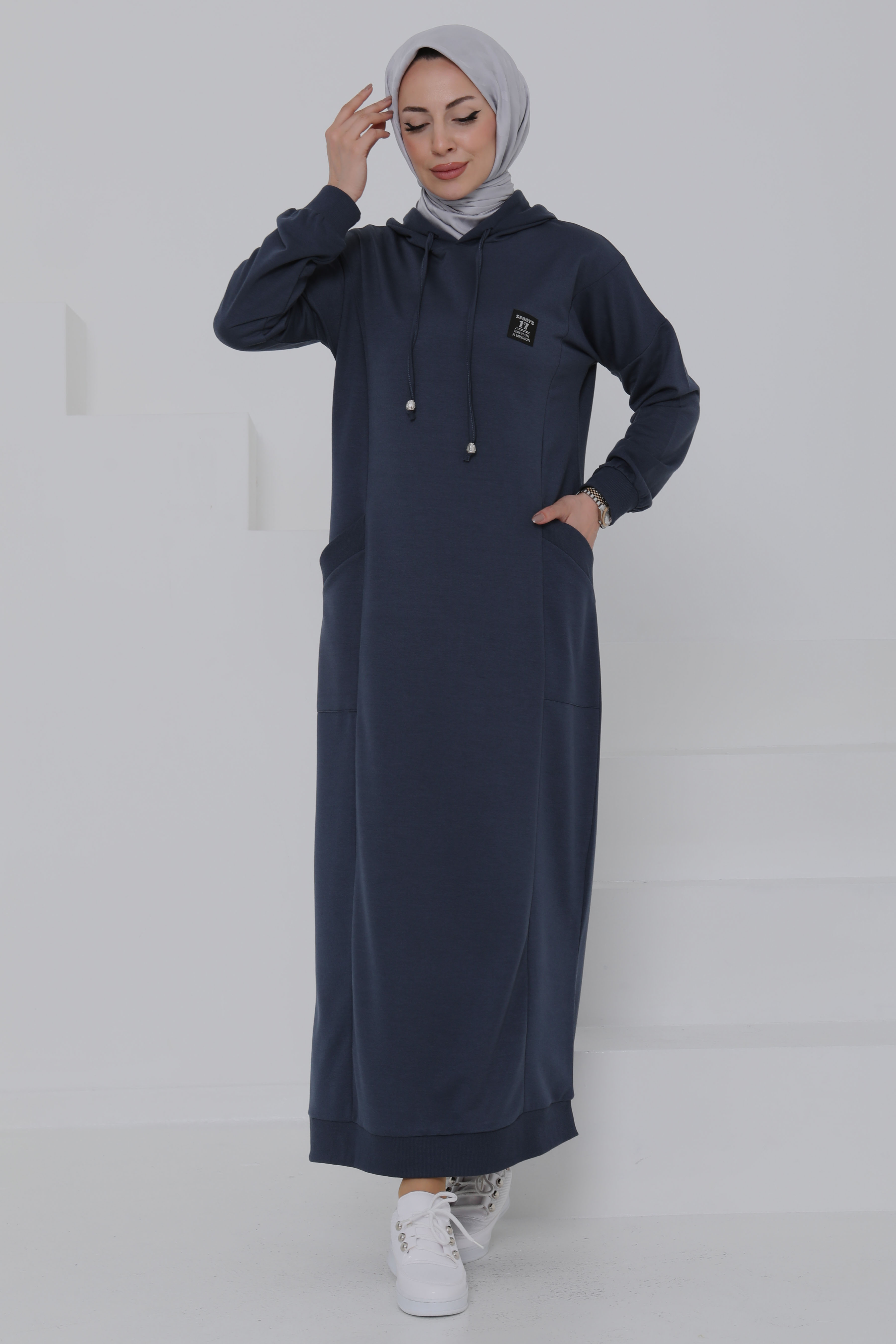 Cepli Armalı Elbise - 27048 - 1
