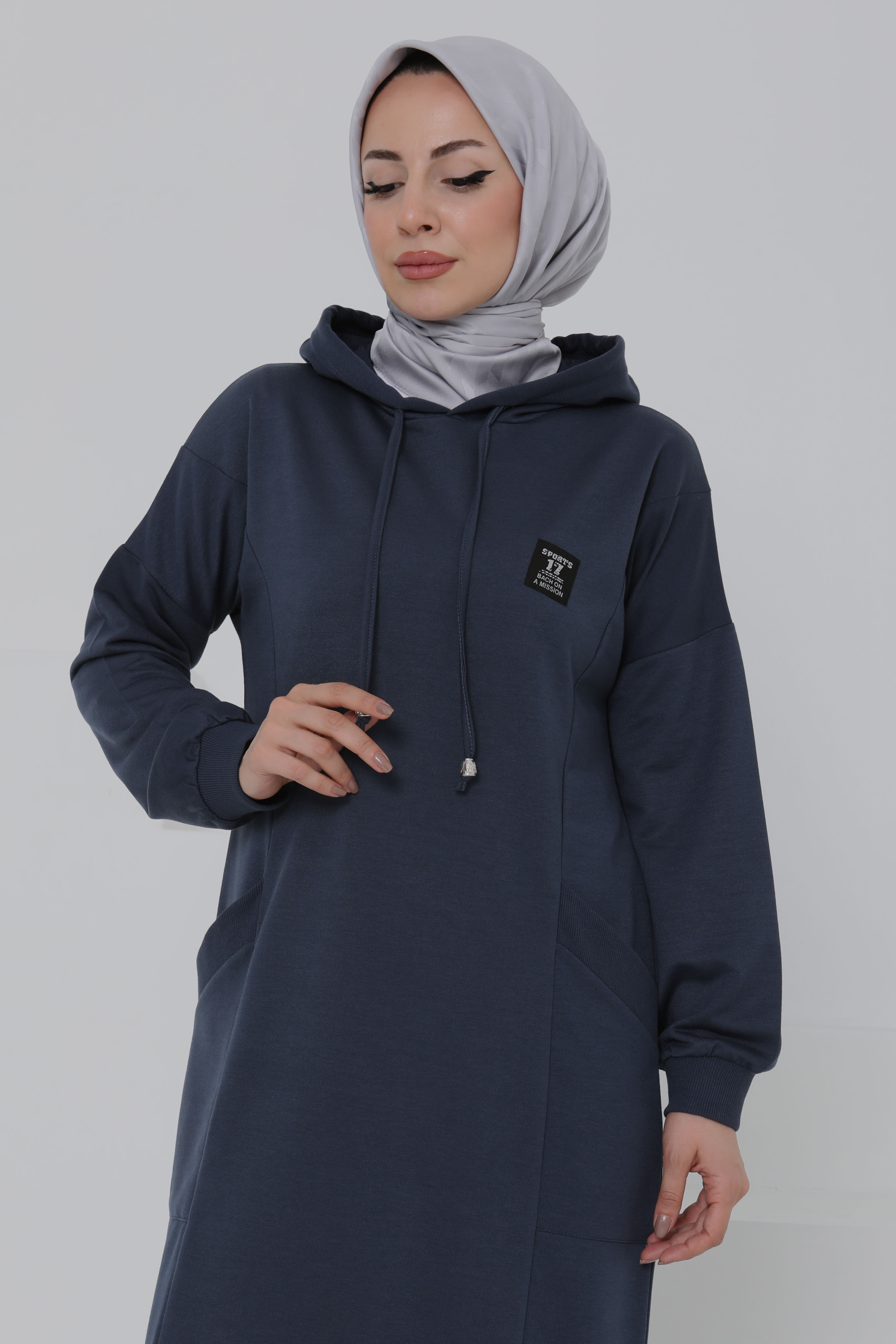 Cepli Armalı Elbise - 27048 - 4