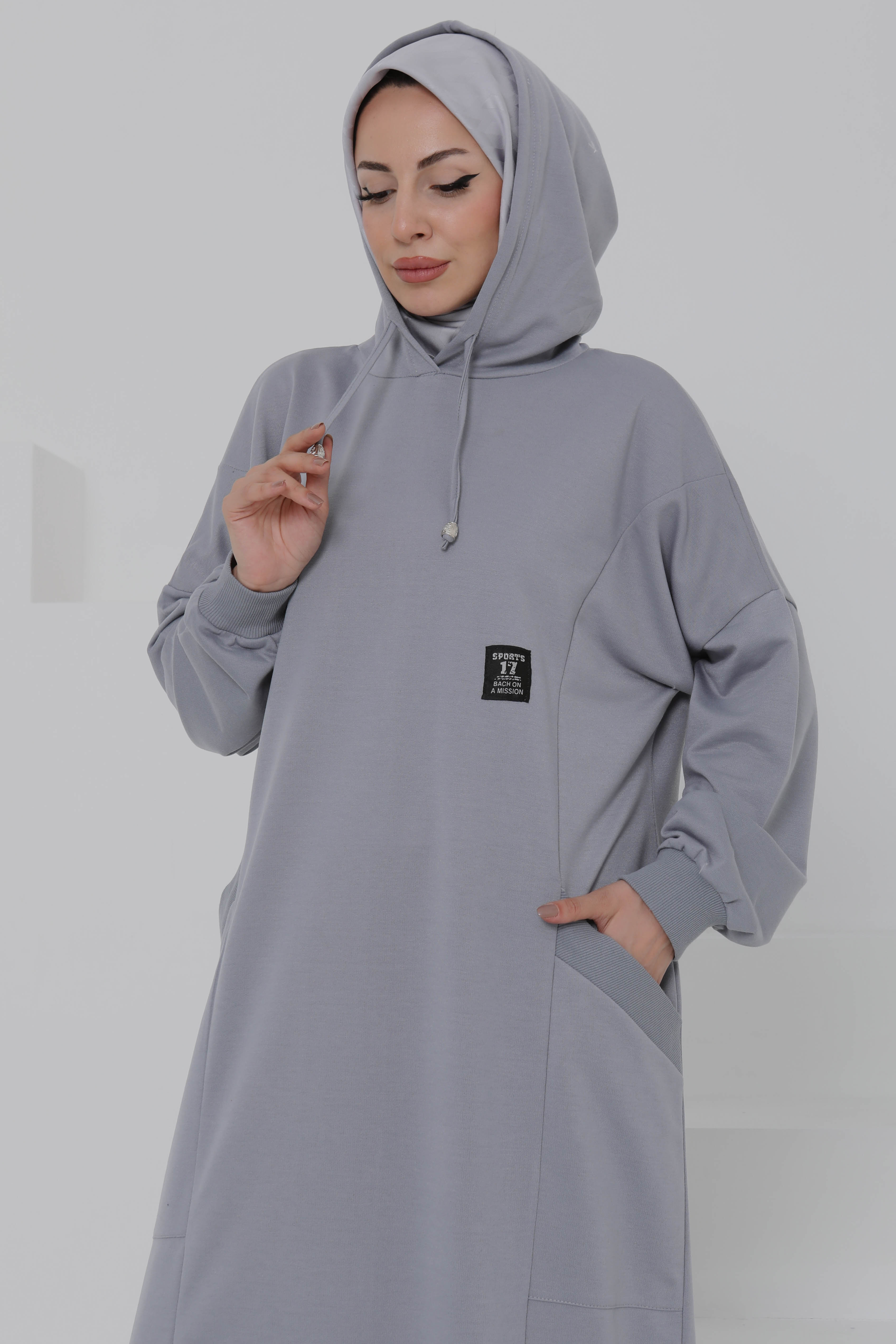 Cepli Armalı Elbise - 27048 - 5