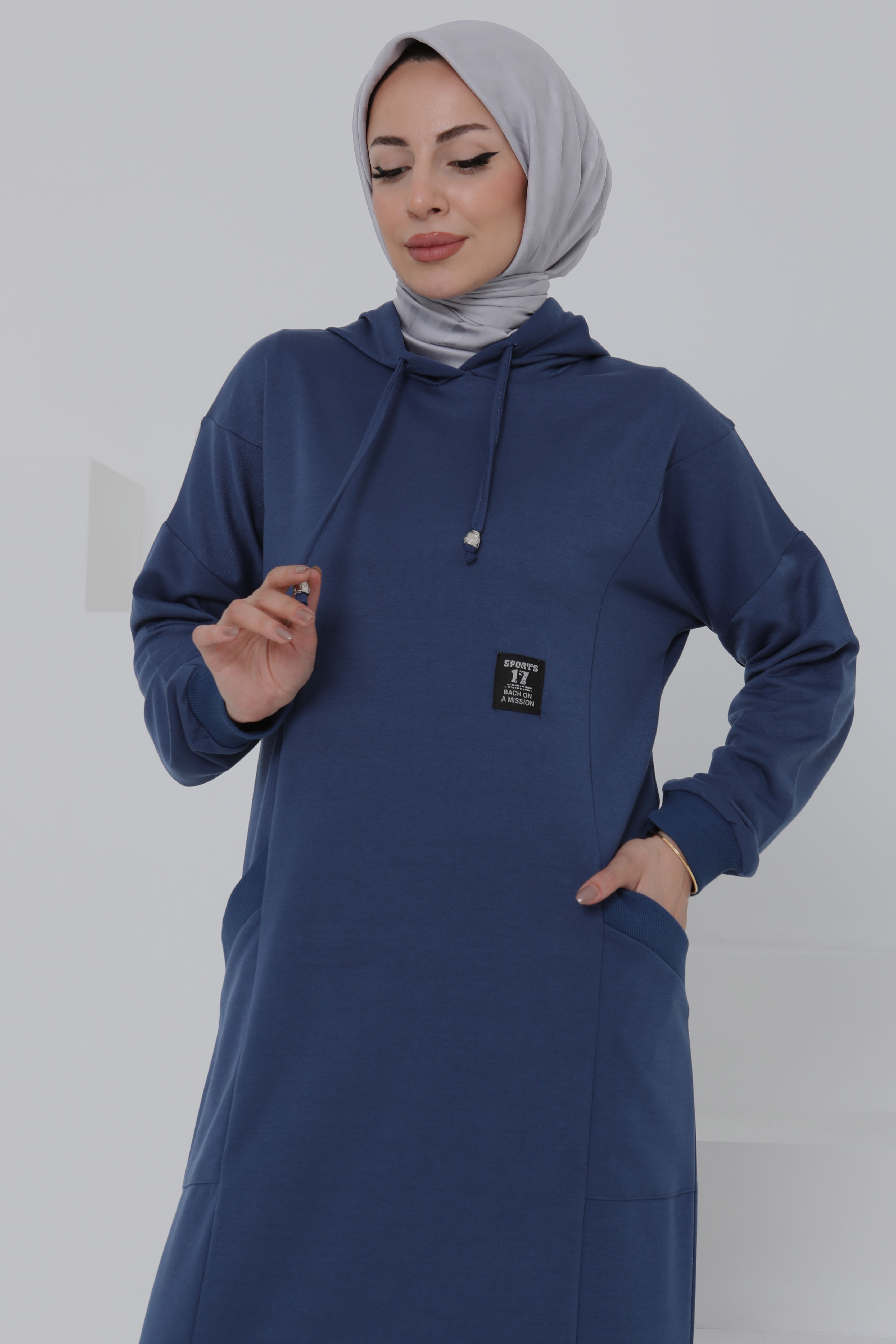 Cepli Armalı Elbise - 27048 - 6