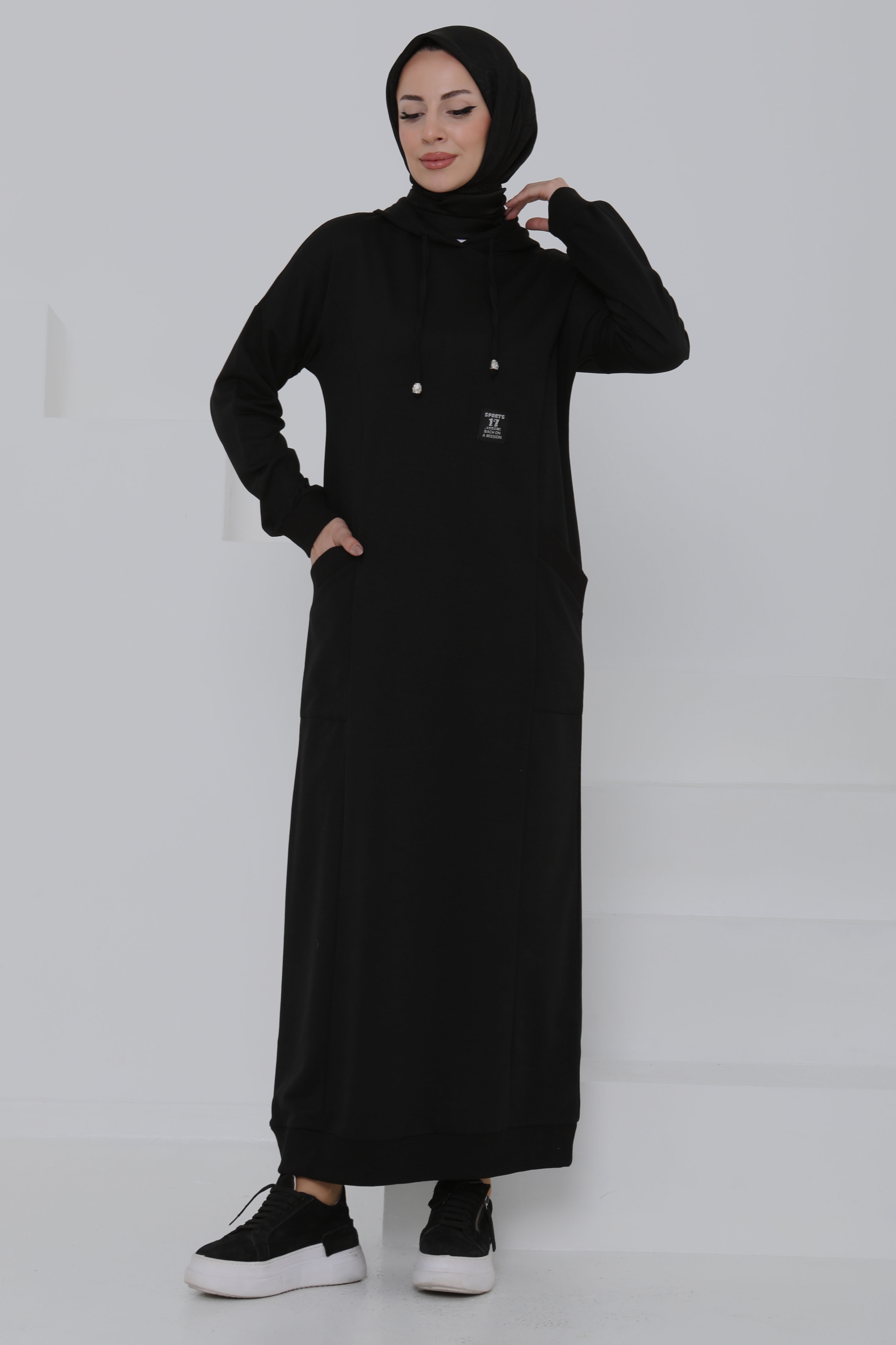 Cepli Armalı Elbise - 27048 - 1