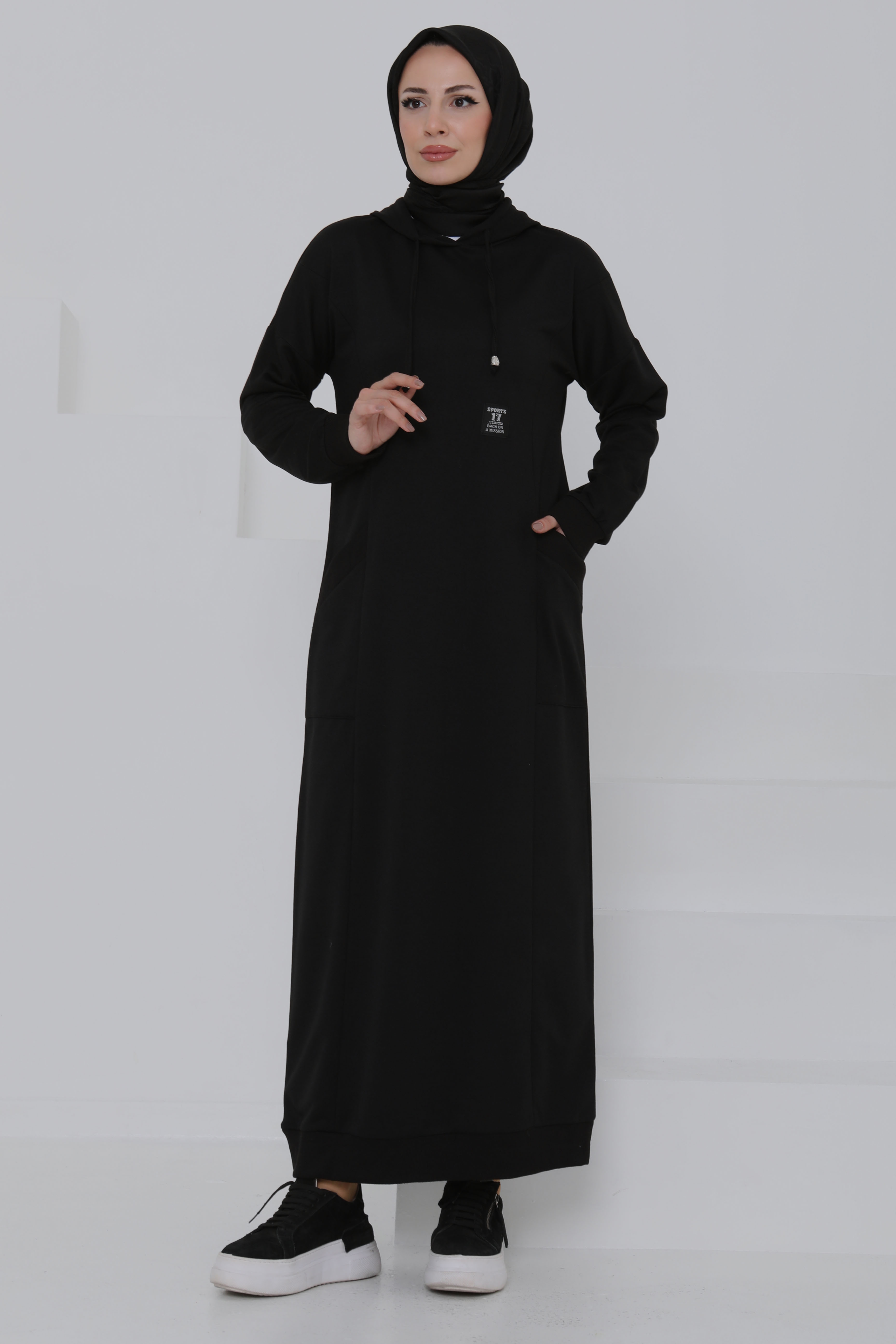Cepli Armalı Elbise - 27048 - 3