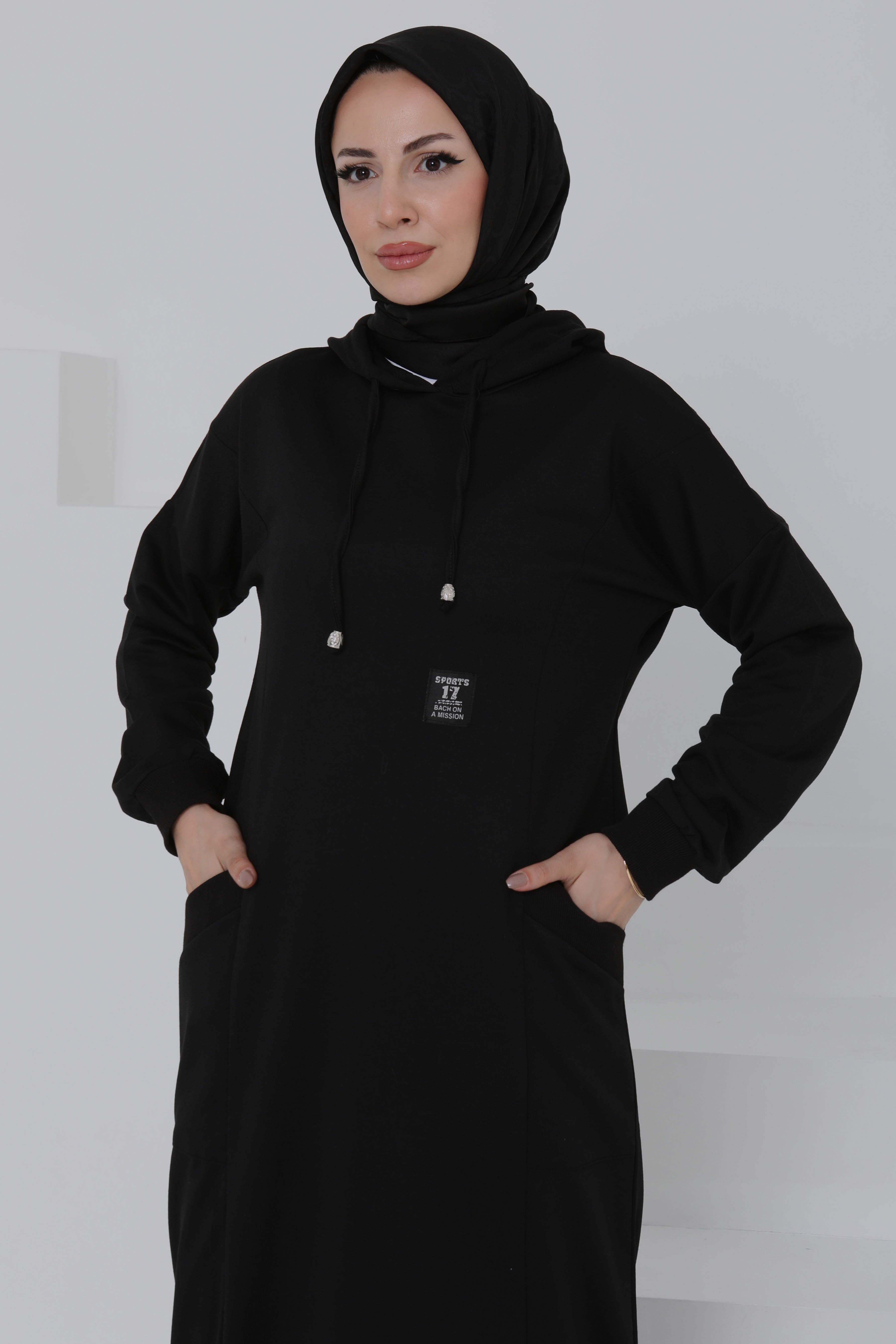 Cepli Armalı Elbise - 27048 - 4
