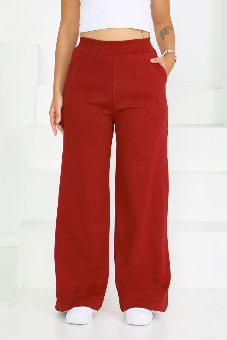 Cepli Bol Paça İki İplik Eşofman Altı - 27674 - TOFİSA