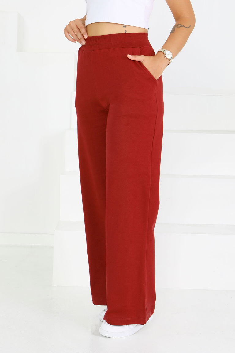 Cepli Bol Paça İki İplik Eşofman Altı - 27674 - TOFİSA