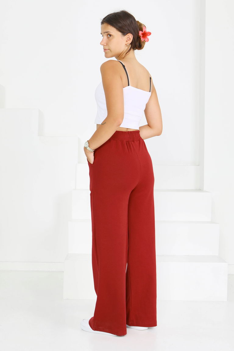 Cepli Bol Paça İki İplik Eşofman Altı - 27674 - TOFİSA