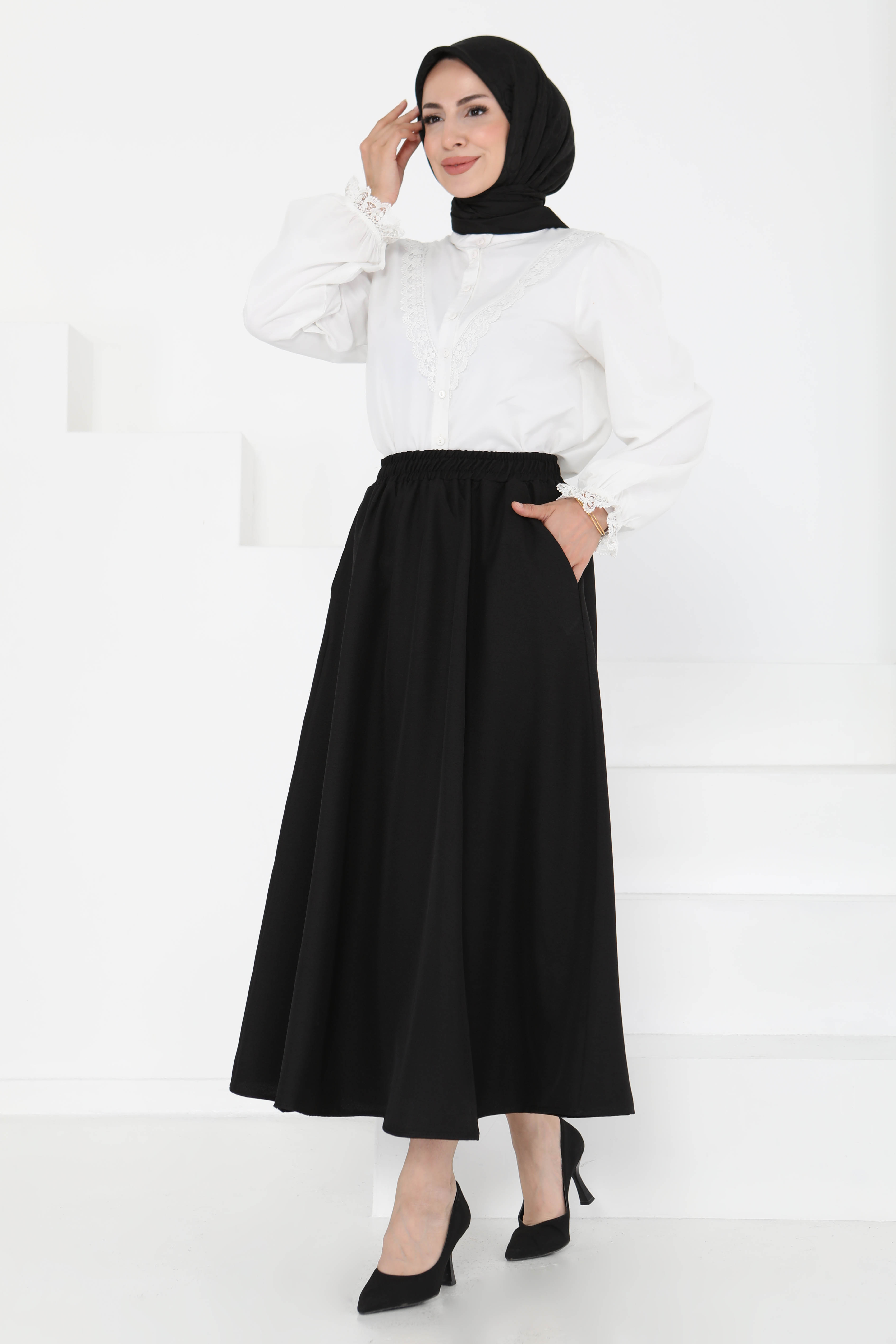 Cepli Etek Siyah - 27260 - 1