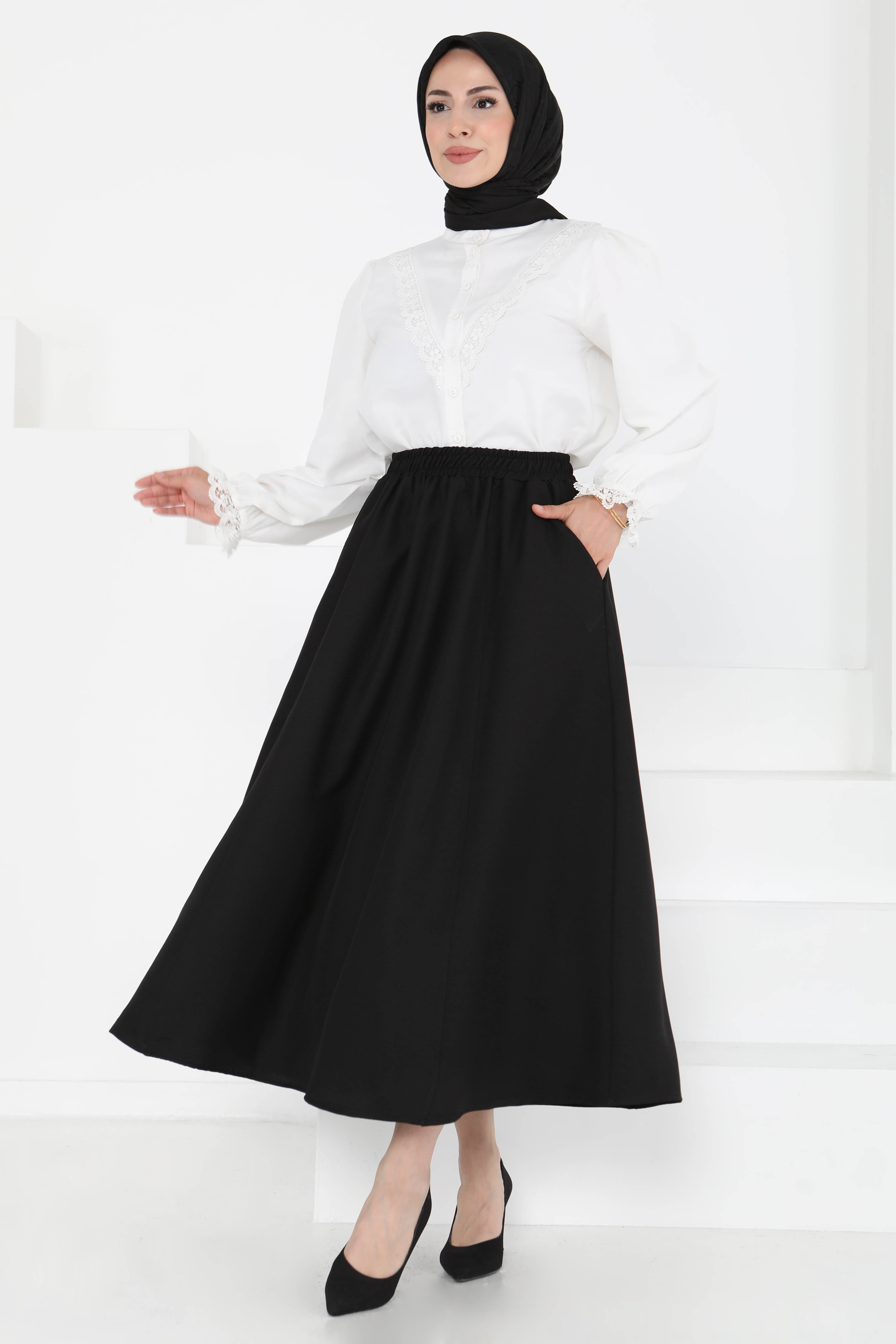 Cepli Etek Siyah - 27260 - 2