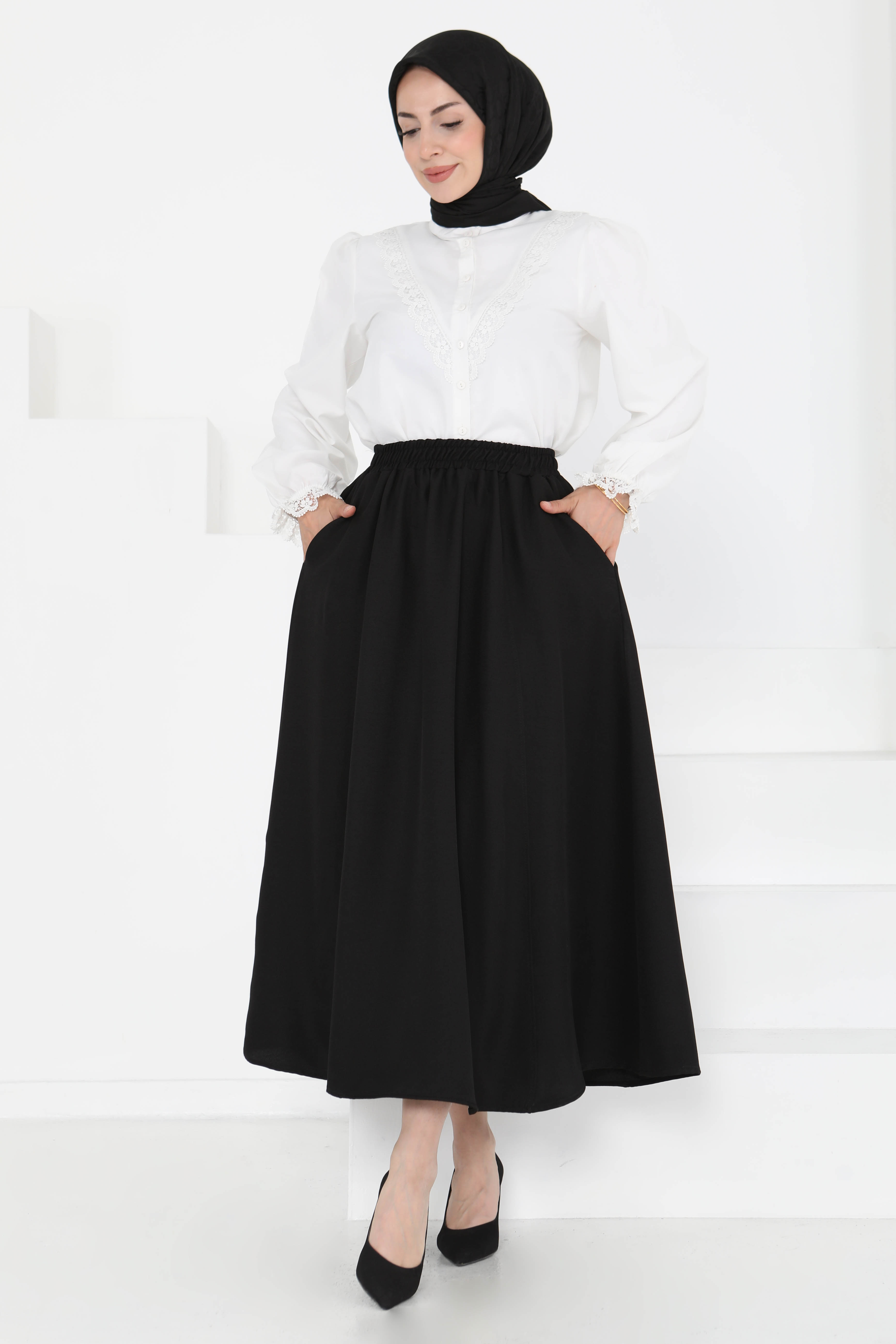Cepli Etek Siyah - 27260 - 3