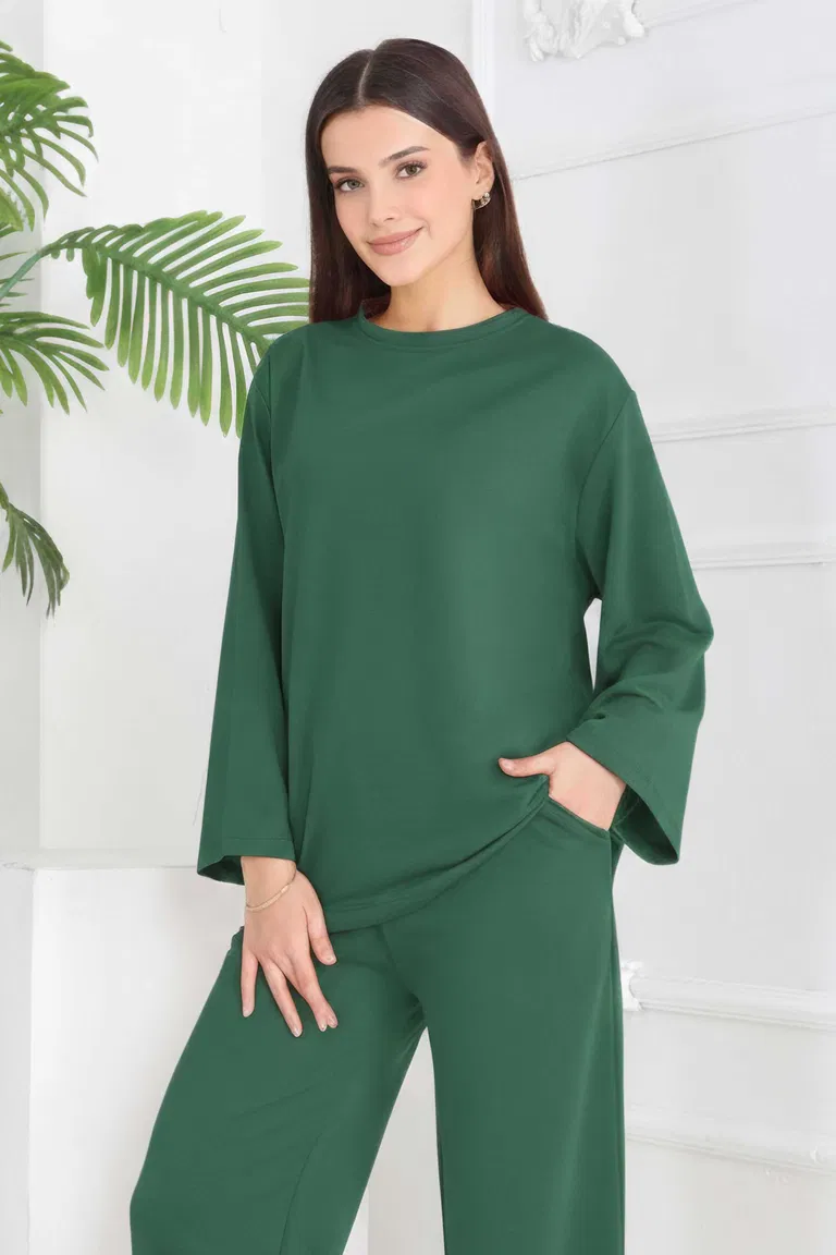 Cepli İki İplik İkili Takım - 2056-ZUMRUT - TOFİSA