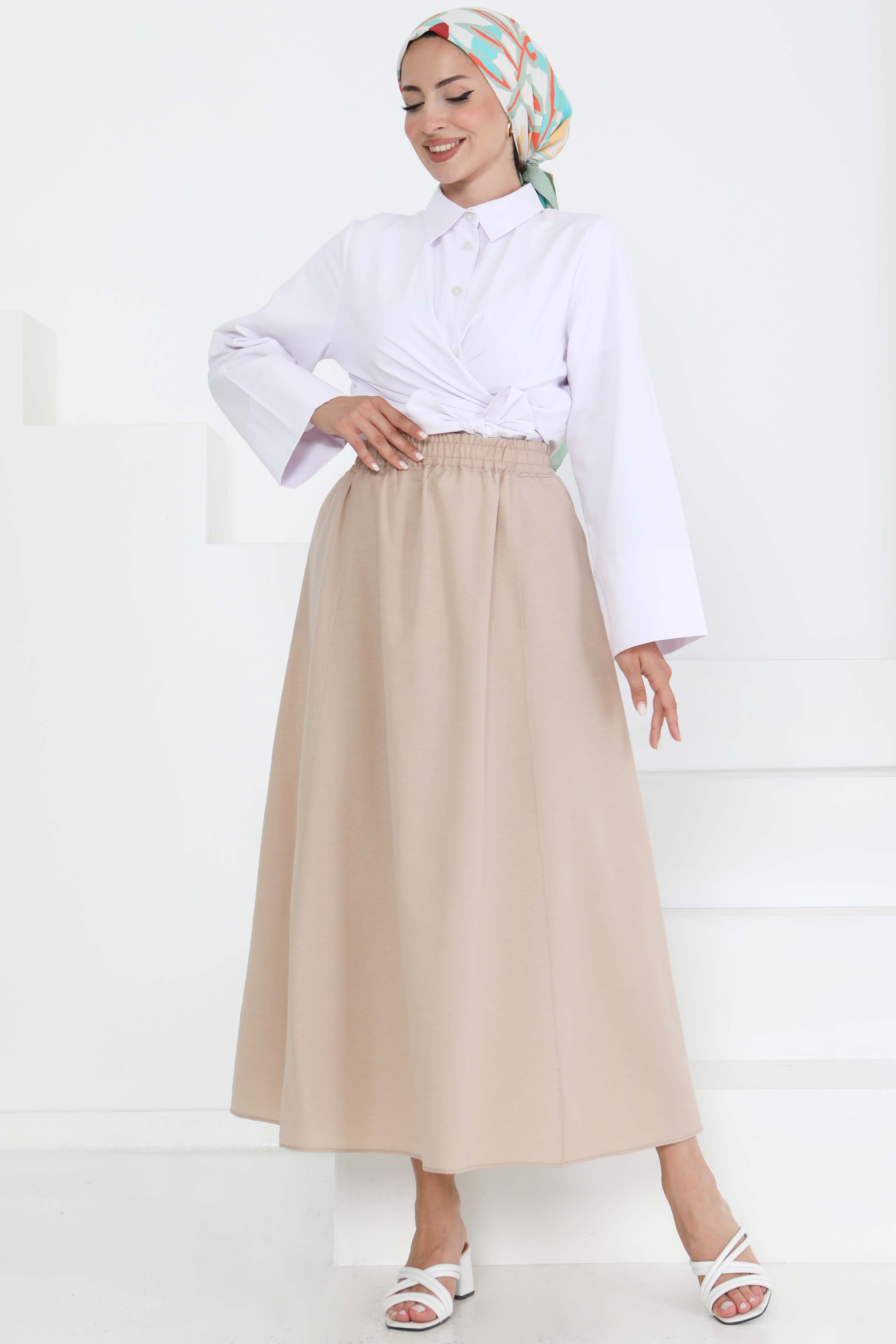 Cepli Keten Etek Bej - 27294 - 3