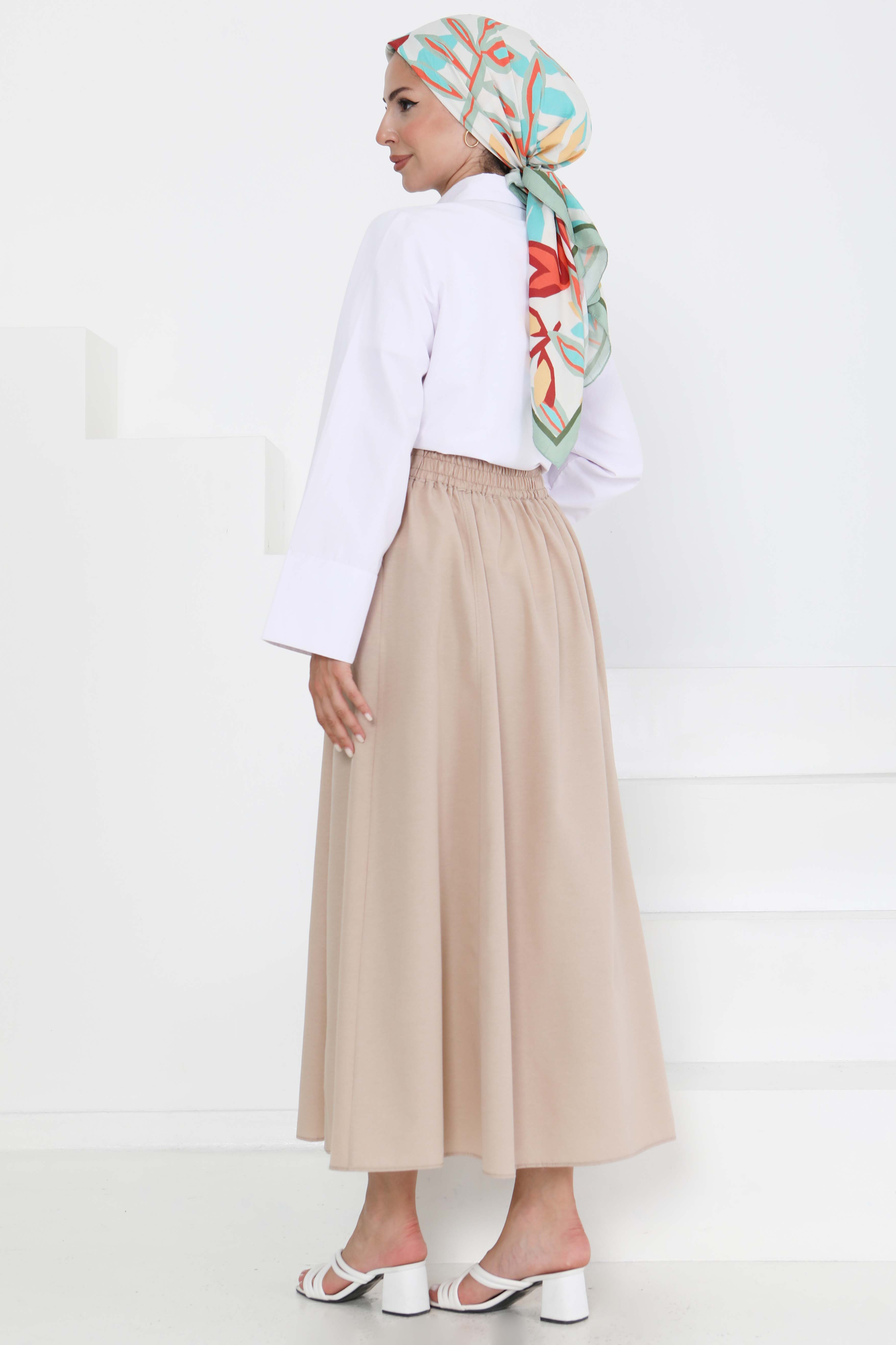 Cepli Keten Etek Bej - 27294 - 4