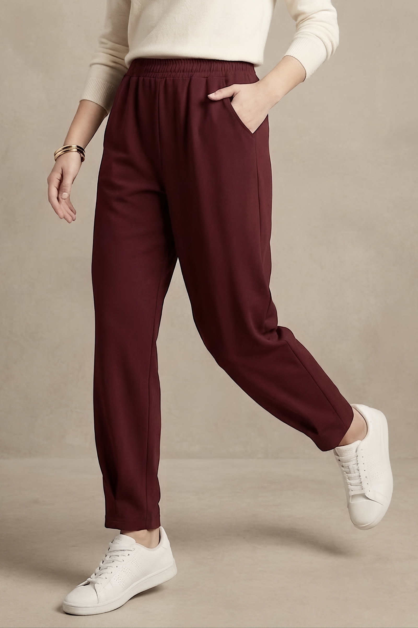 Cepli Oysh Modal Pantolon Bordo - 1351-BORDO - 1