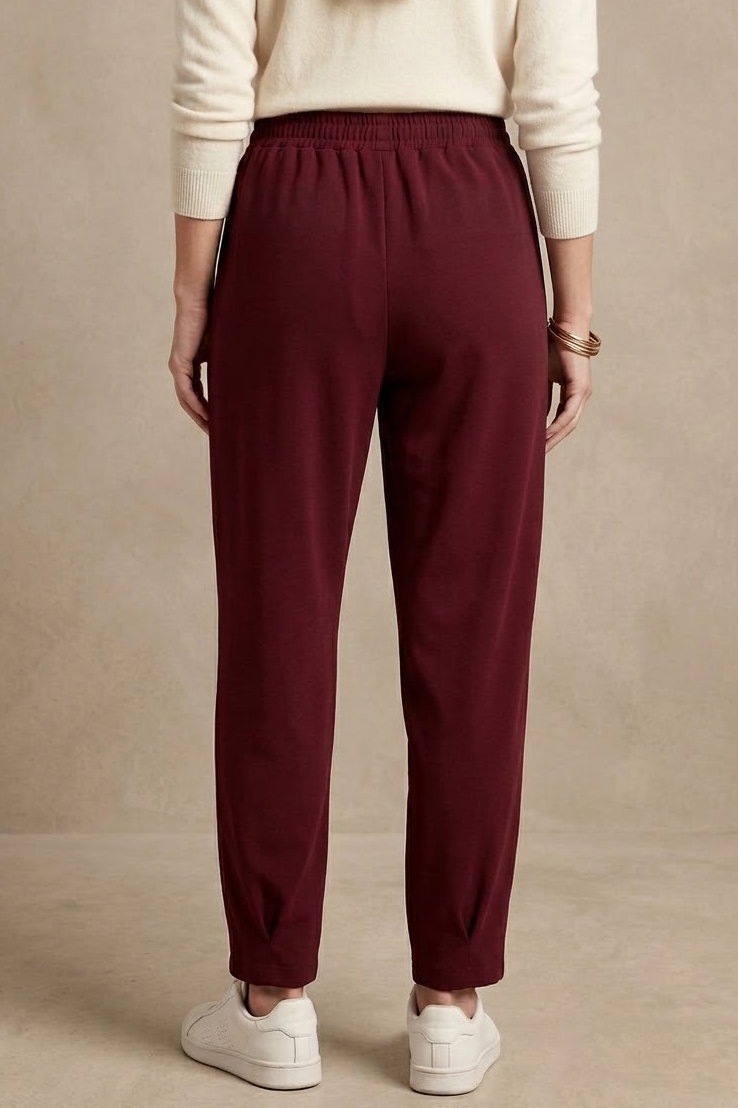 Cepli Oysh Modal Pantolon Bordo - 1351-BORDO - 3