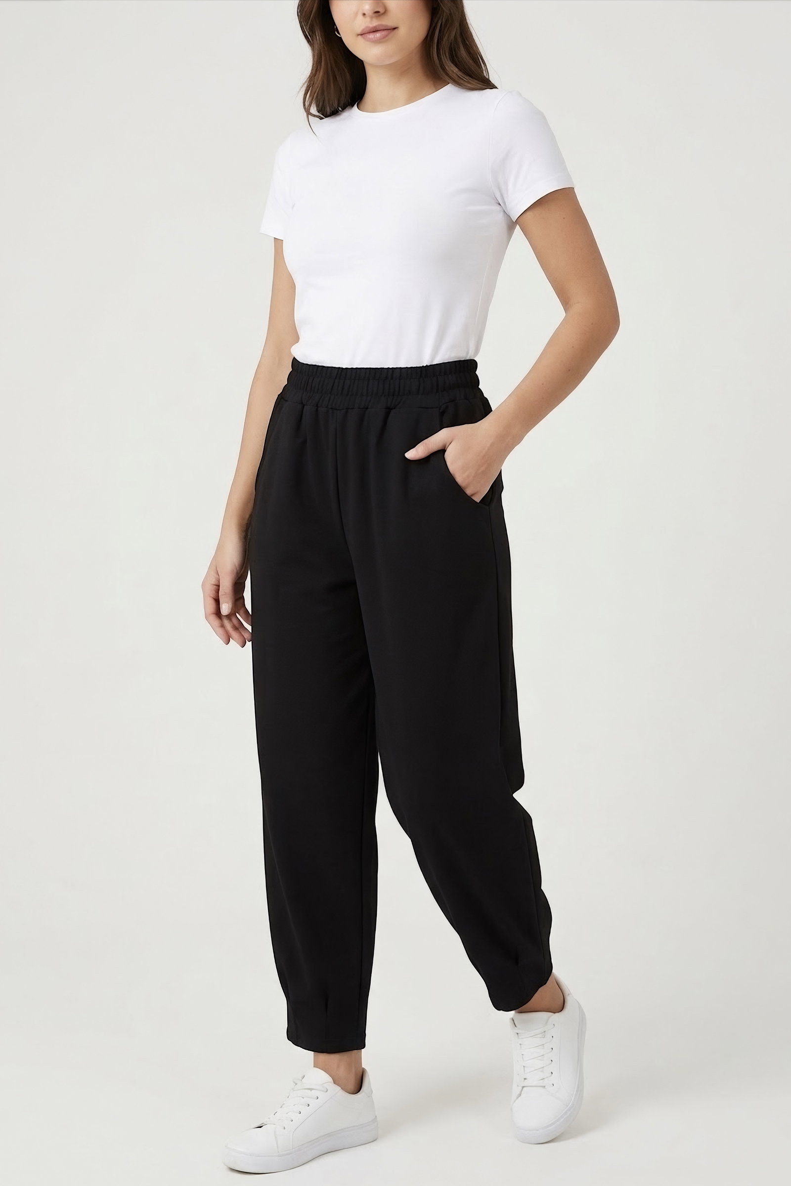 Cepli Oysh Modal Pantolon Siyah - 1351-SIYAH - 1