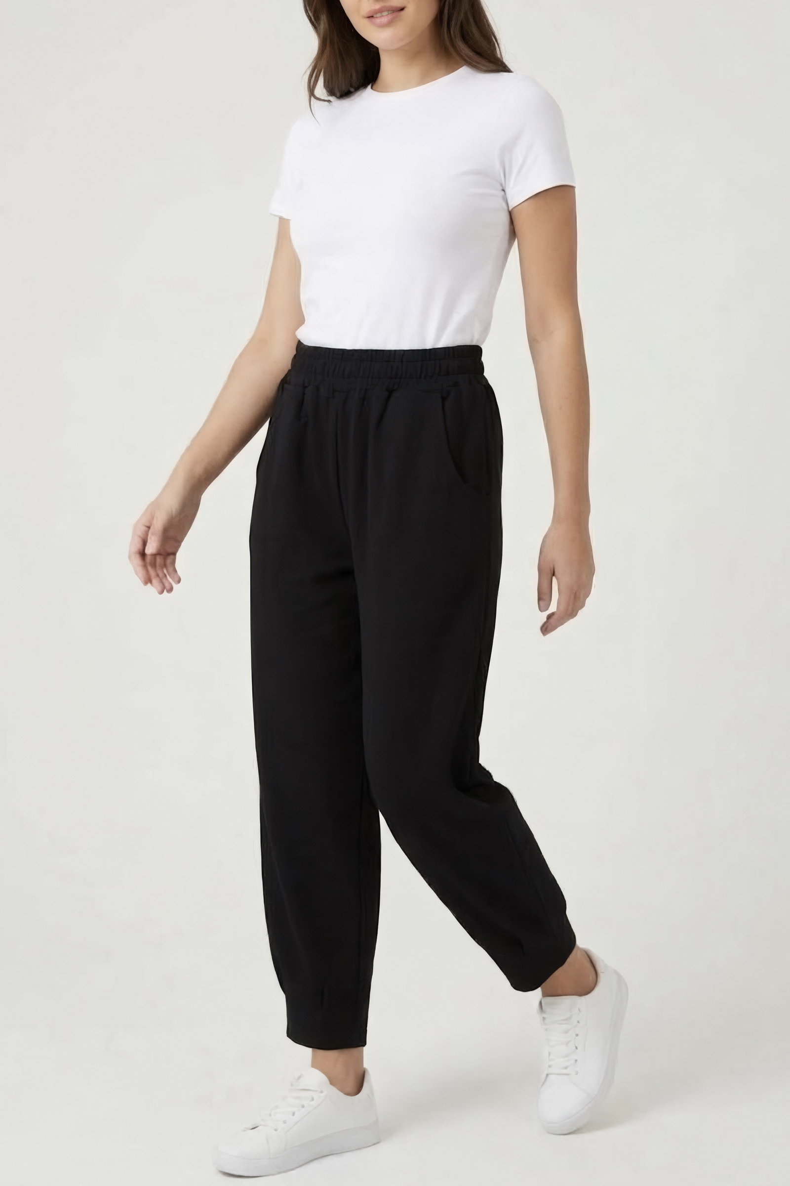 Cepli Oysh Modal Pantolon Siyah - 1351-SIYAH - 2