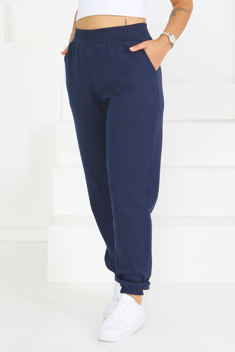 Cepli Paça Lastikli İki İplik Eşofman Altı - 27675 - TOFİSA