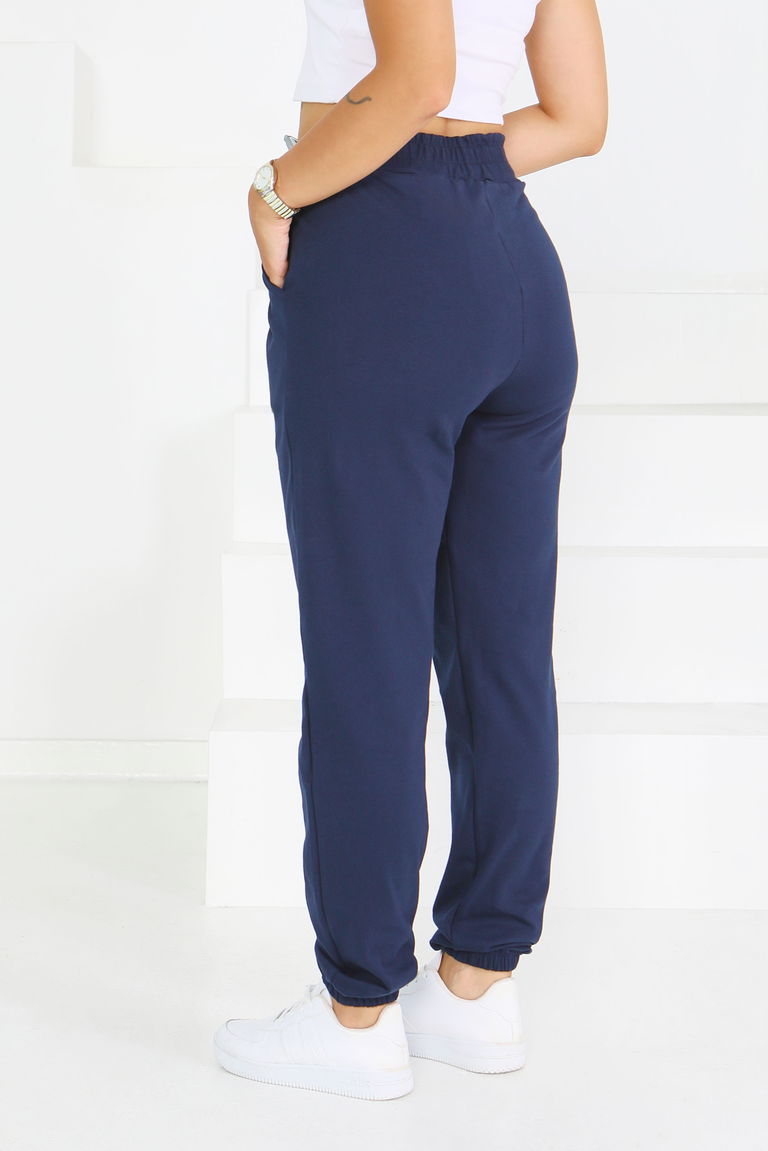 Cepli Paça Lastikli İki İplik Eşofman Altı - 27675 - TOFİSA