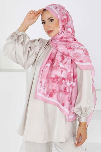 Çiçek Desenli Şal - 27595 