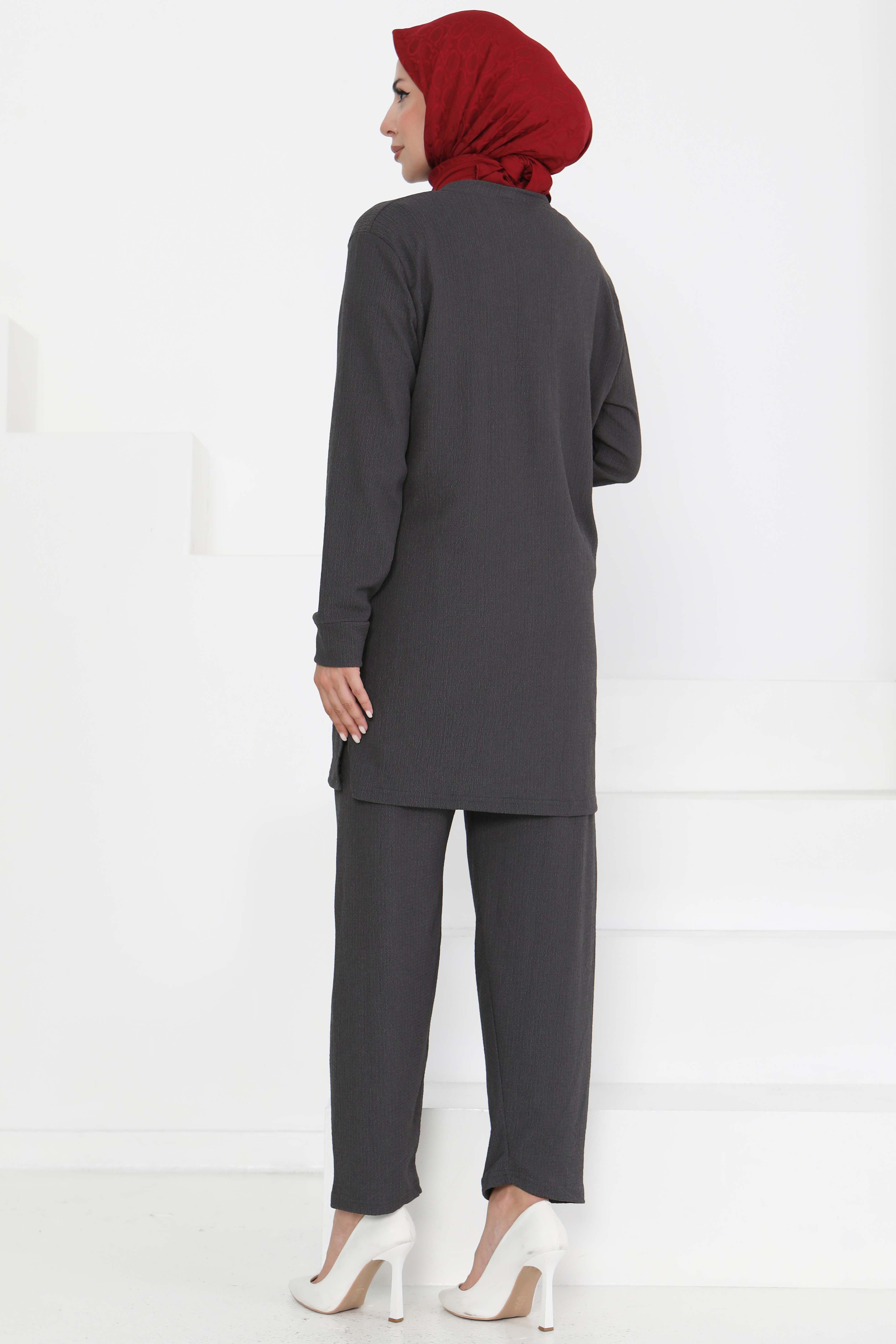 Çiçek Detaylı İkili Takım - 27371 - 6