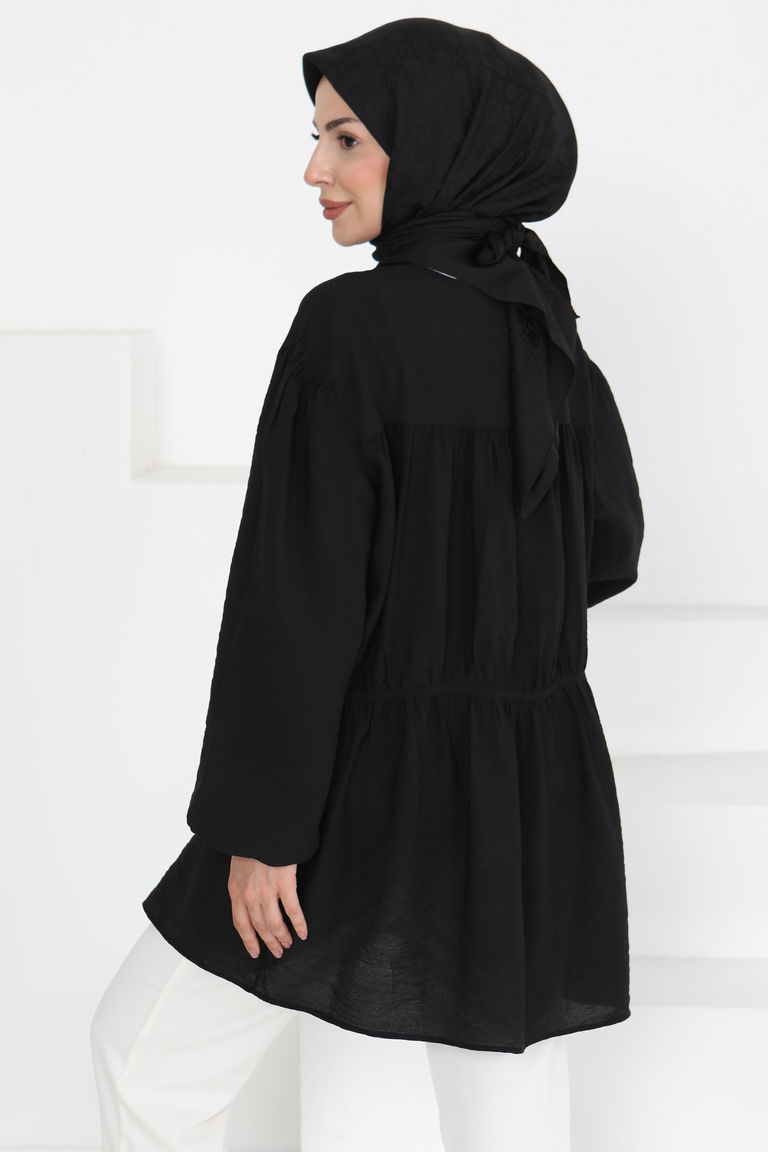 Çiçek İnci Detaylı Tunik - 27273 - TOFİSA