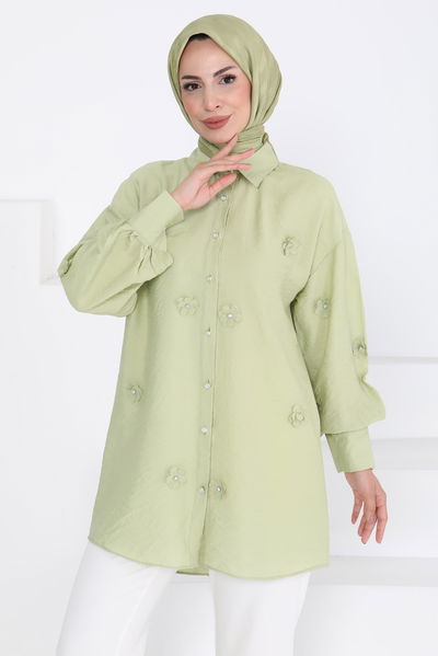Çiçekli Tunik - 27272 