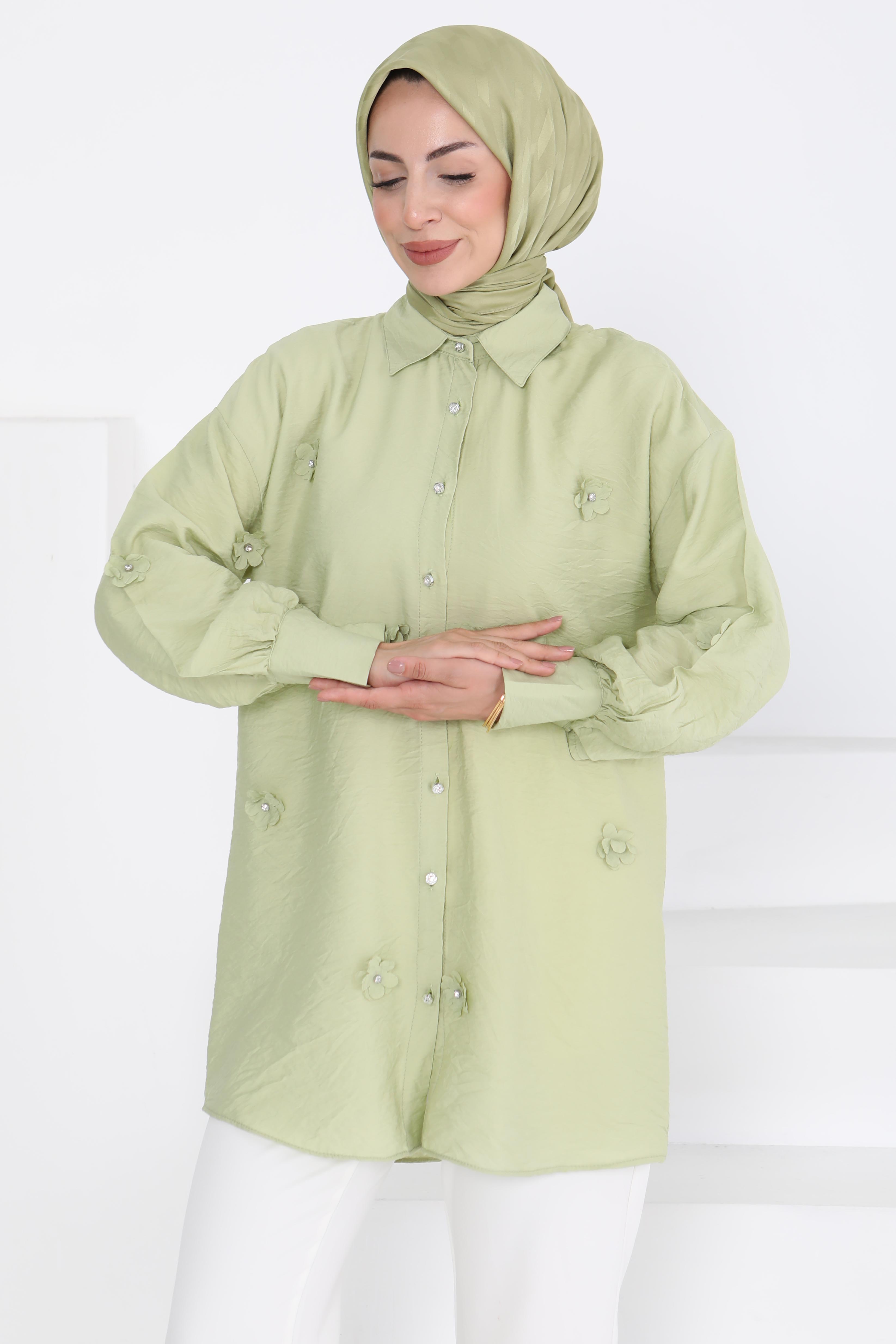 Çiçekli Tunik - 27272 - 2