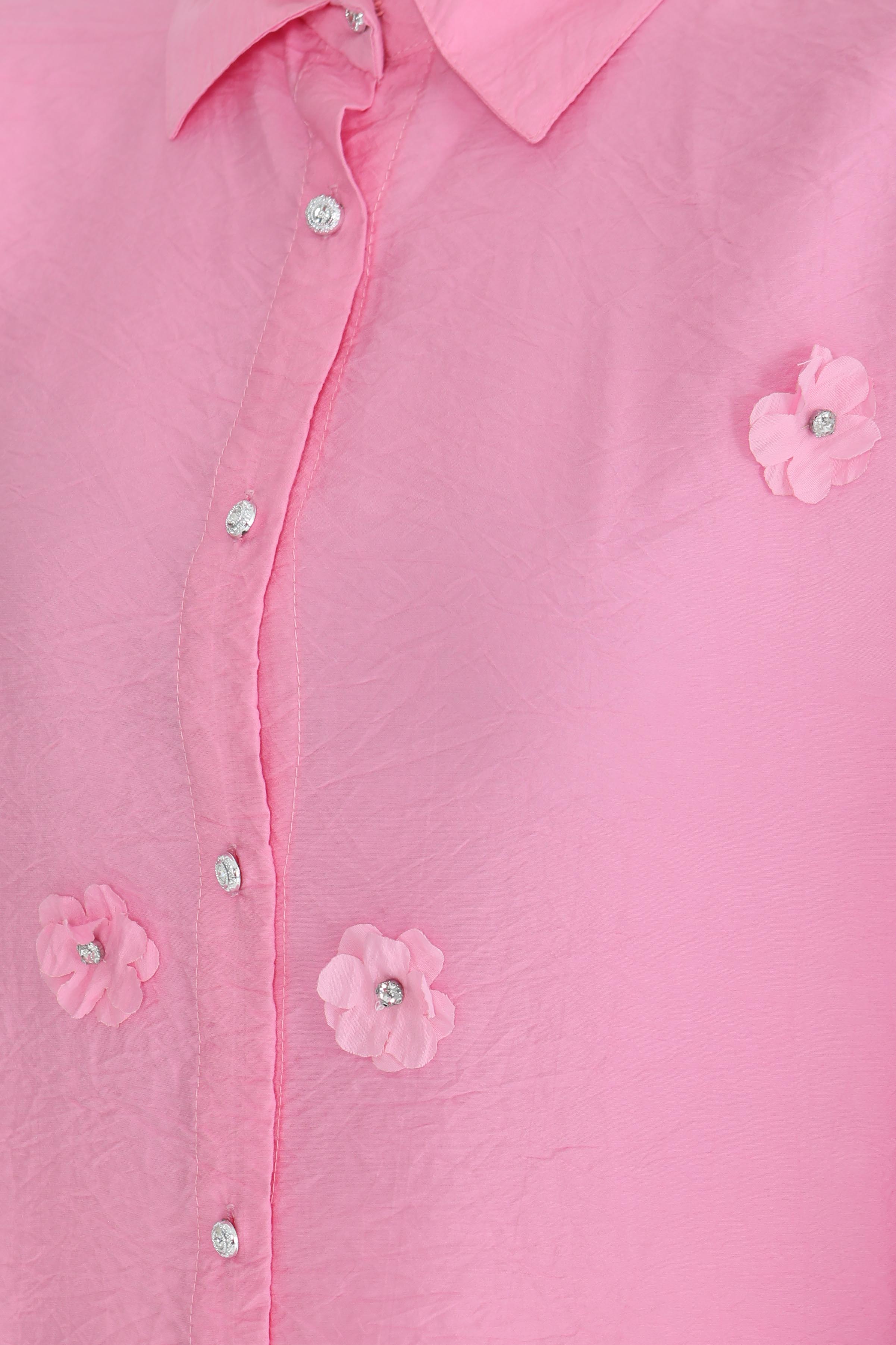 Çiçekli Tunik Pembe - 27272 - 4