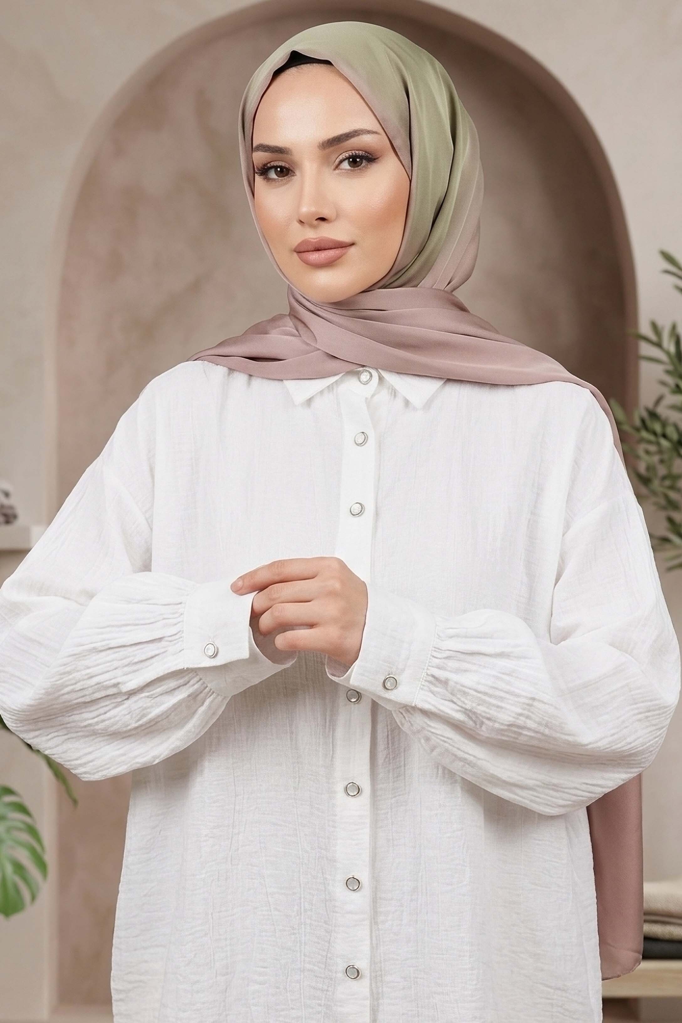 Çilek Tunik - 1308-BEYAZ - 2