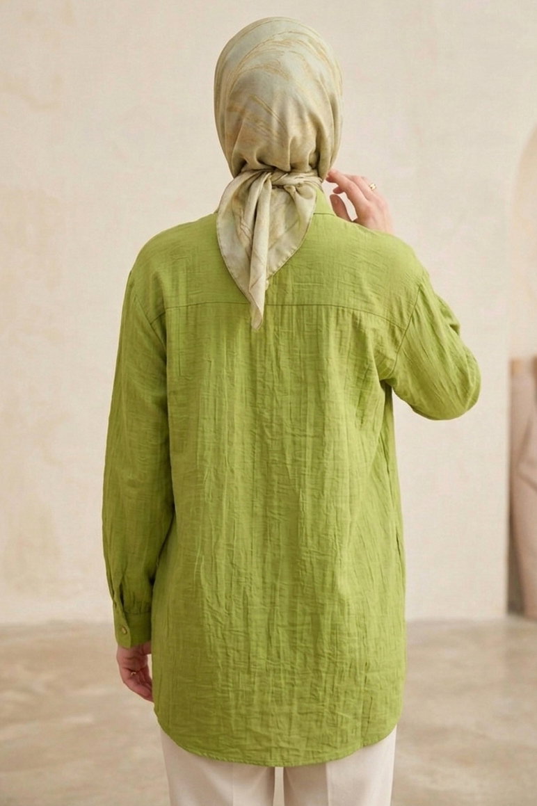 Çilek Tunik - 1308-FISTIK-YESILI - 3