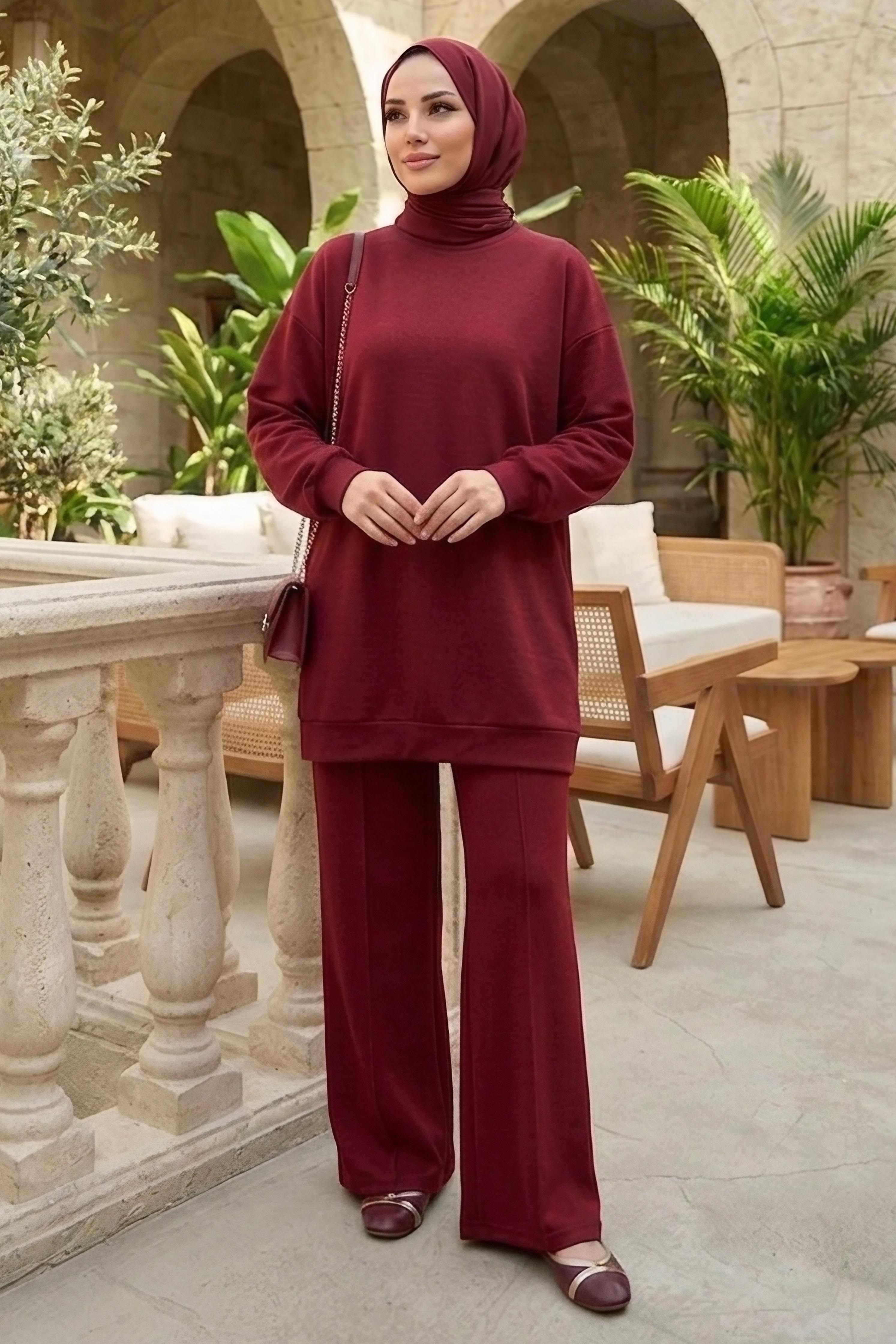 Çımalı İkili Takım - 2046-BORDO - 1
