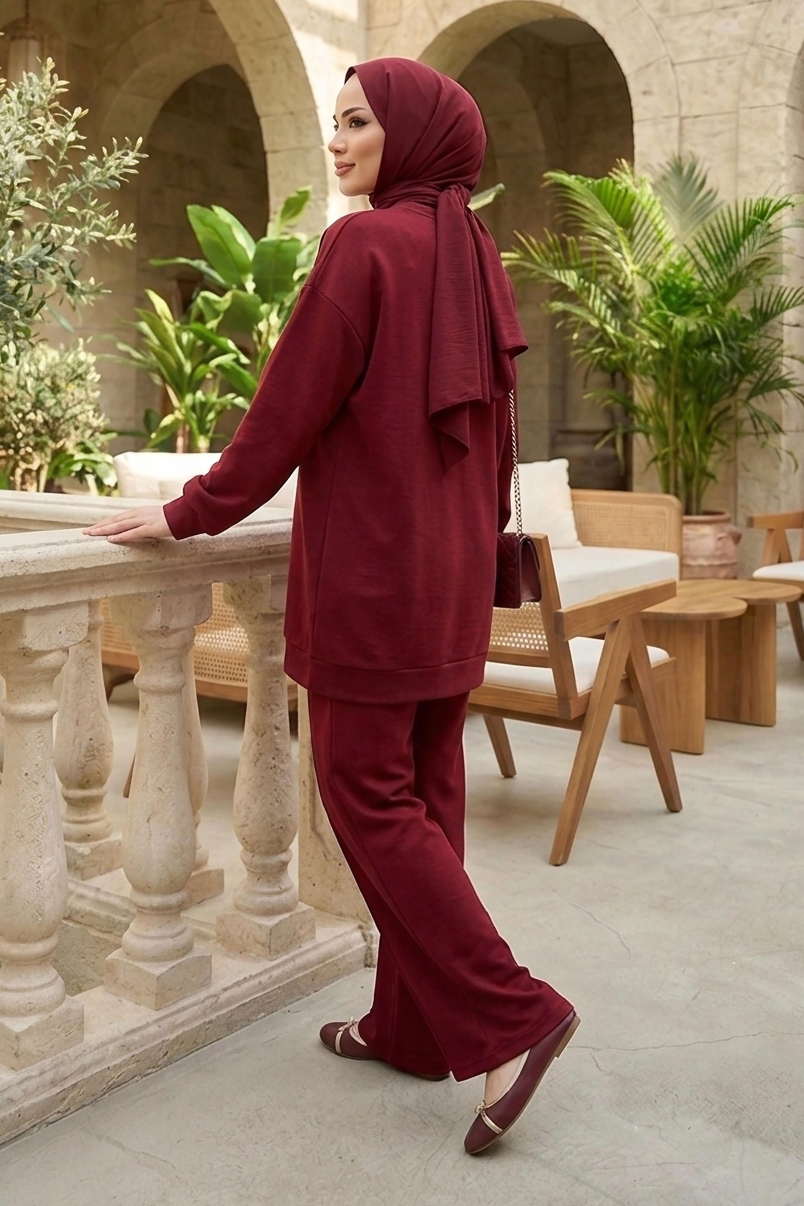 Çımalı İkili Takım - 2046-BORDO - 3