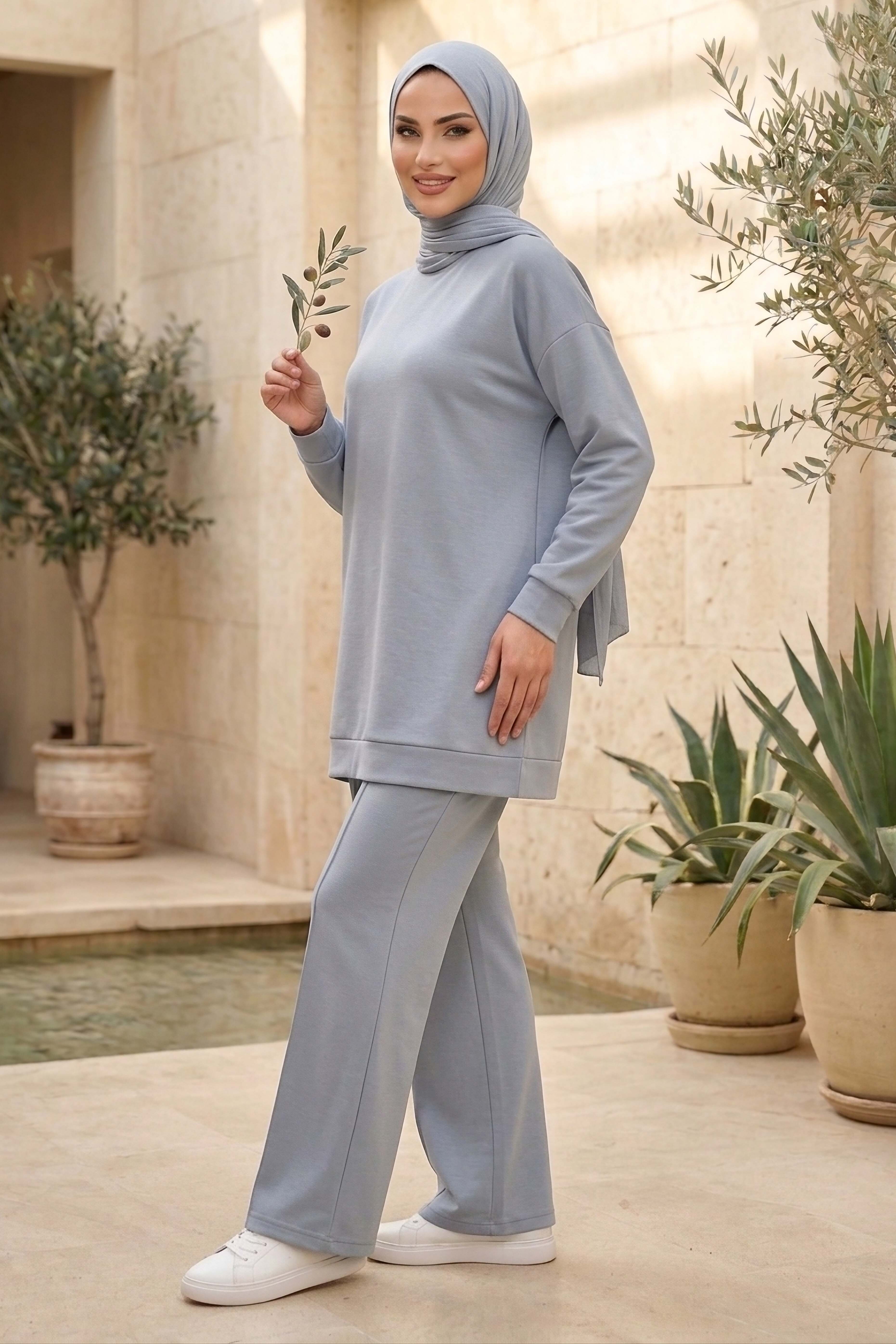 Çımalı İkili Takım - 2046-GRI - 2