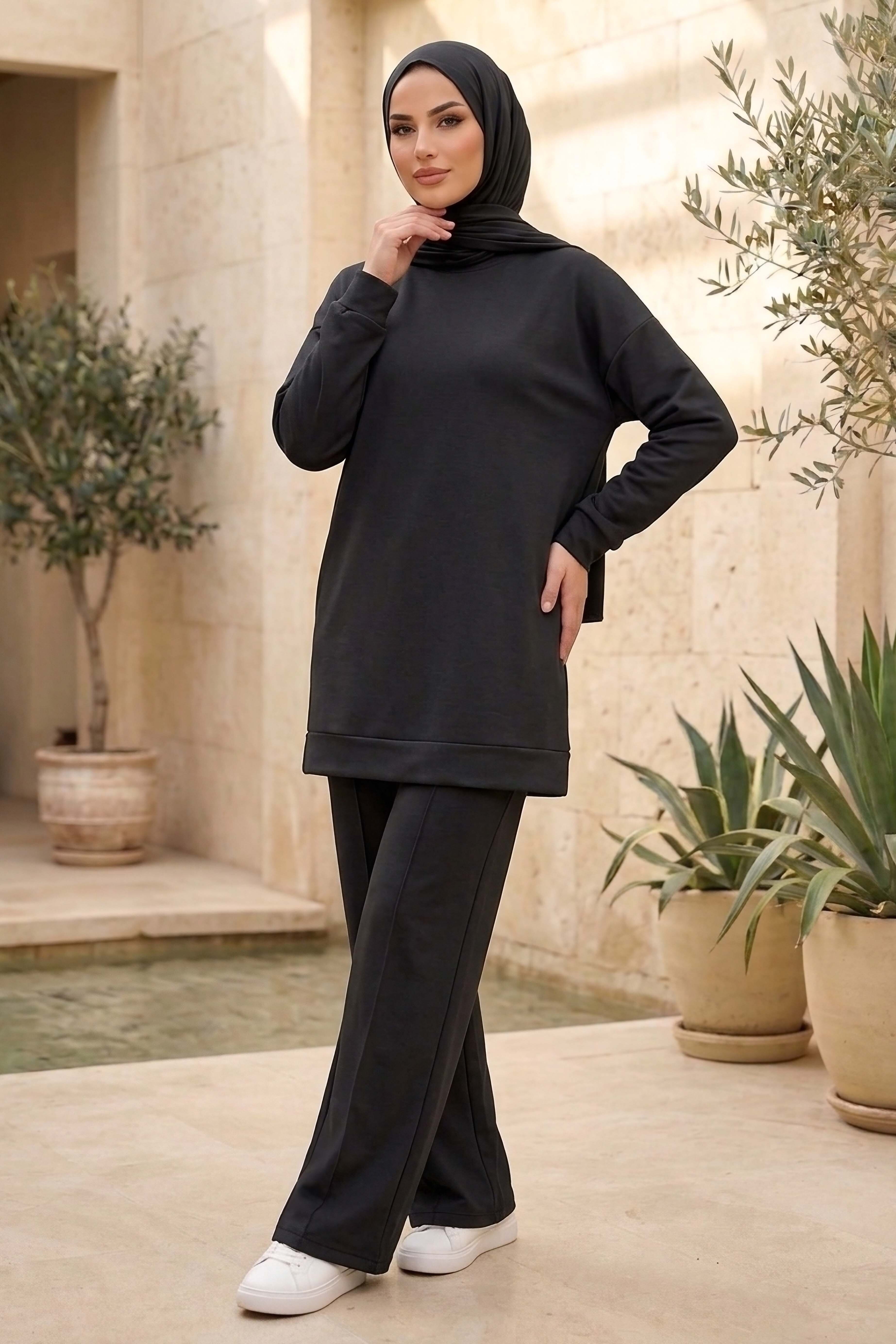 Çımalı İkili Takım - 2046-SIYAH - 1