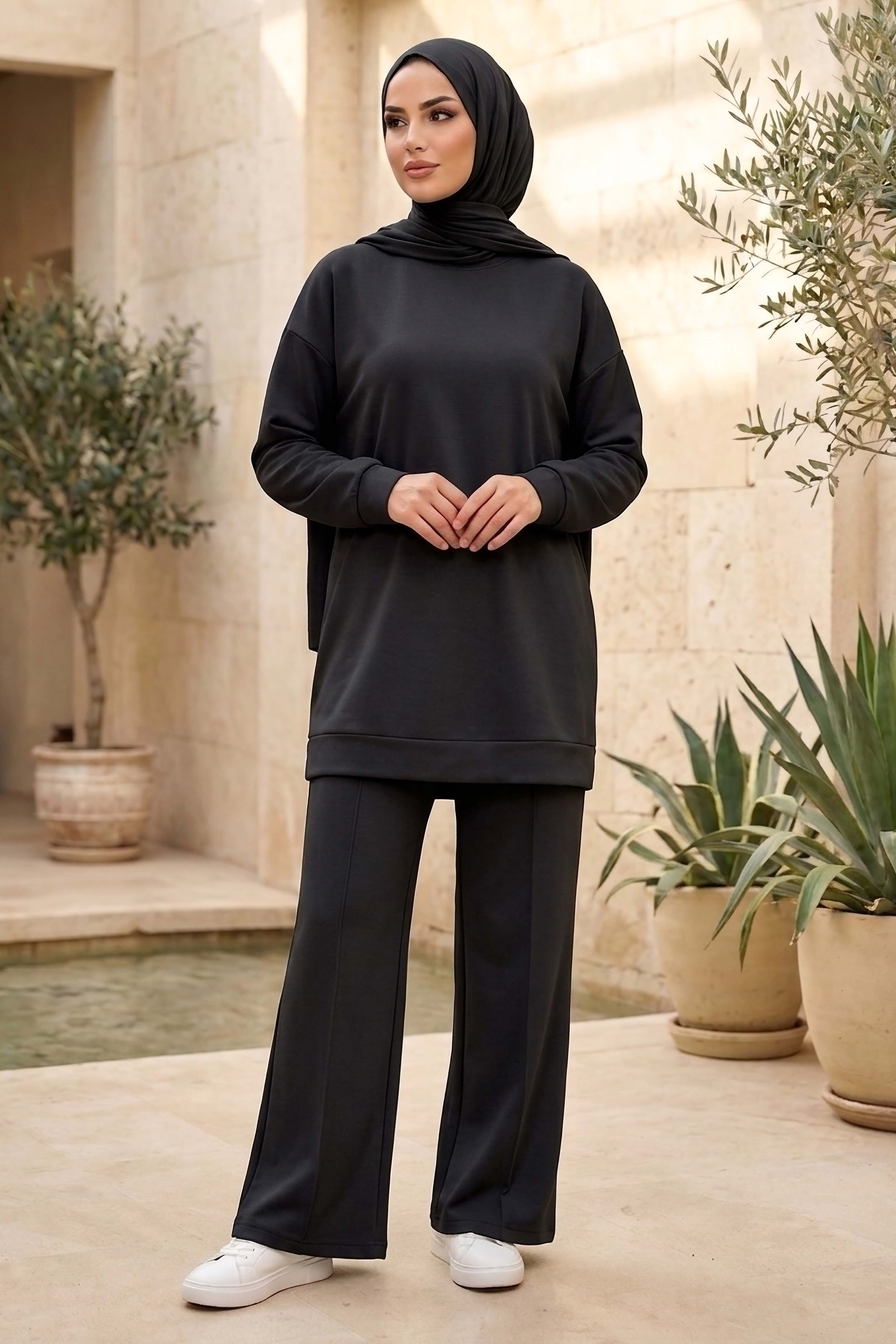 Çımalı İkili Takım - 2046-SIYAH - 2