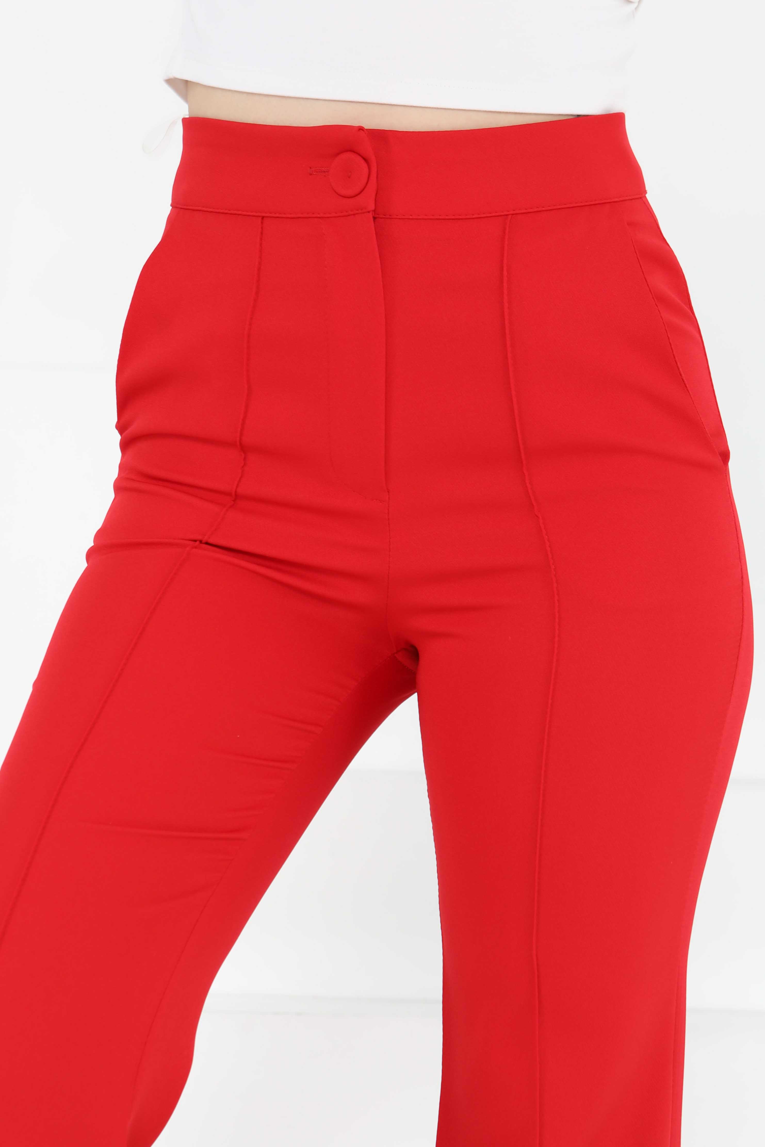 Çımalı Kumaş Pantolon - 27247 - 6