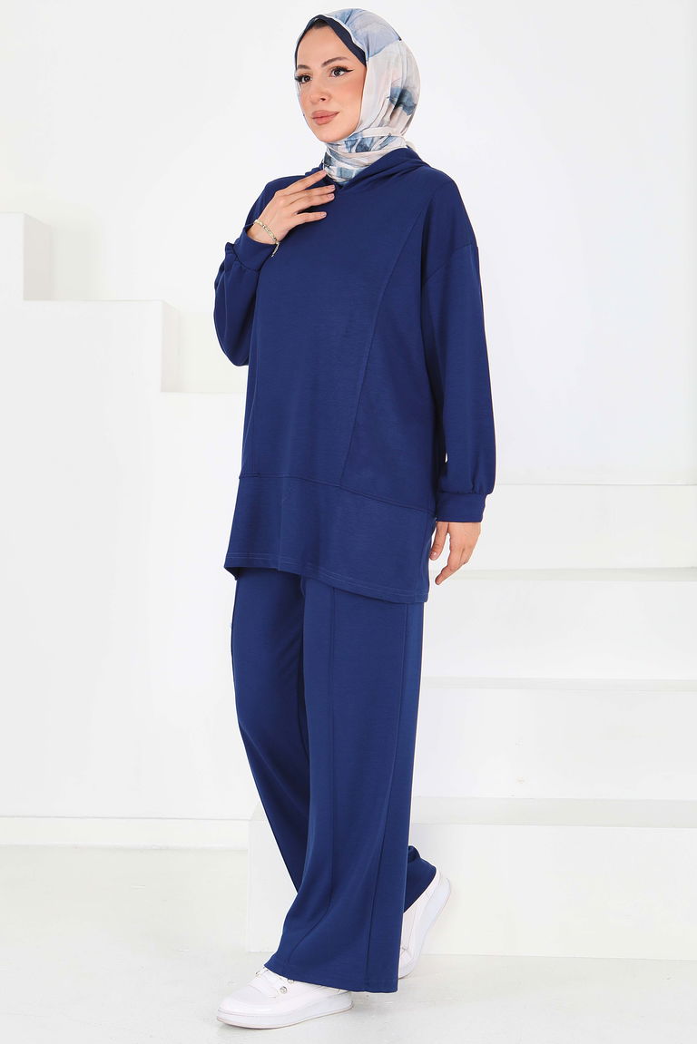 Çımalı Modal İkili Takım - 27707-LACIVERT - TOFİSA