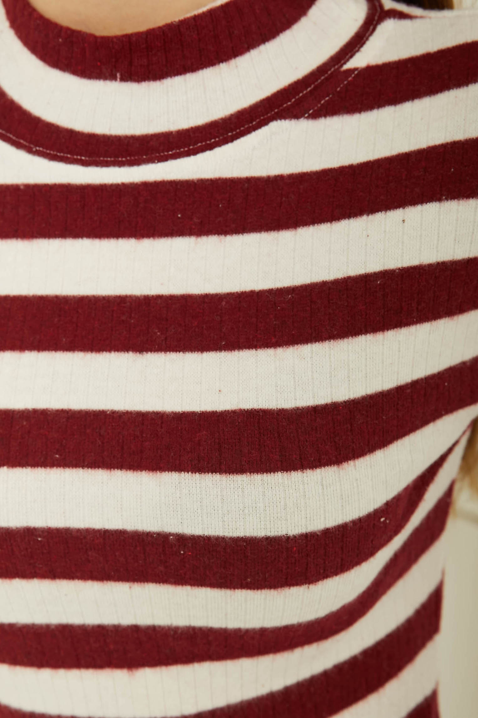 Çizgili Crop Bady - 26772 - 4