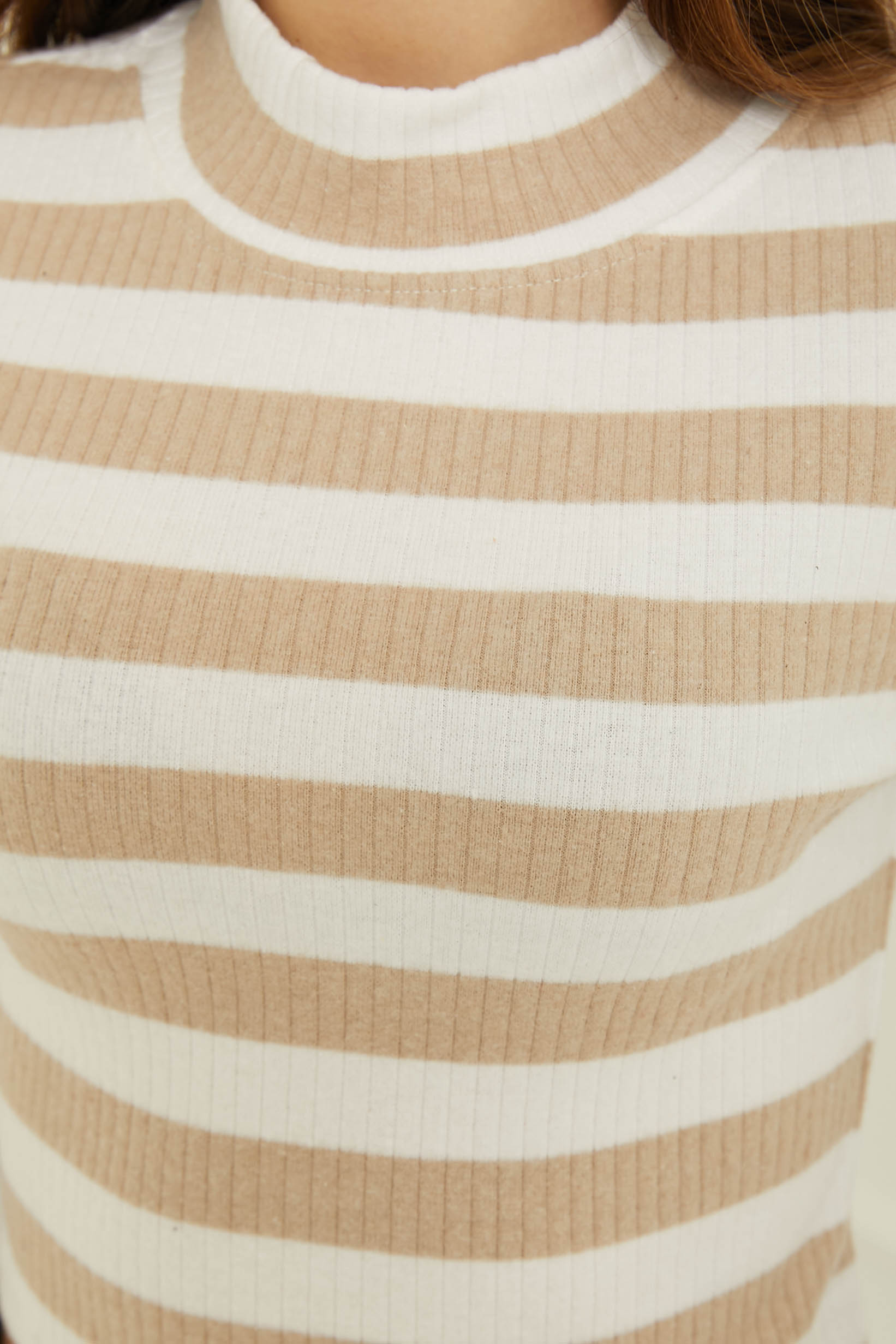 Çizgili Crop Bady - 26772 - 5
