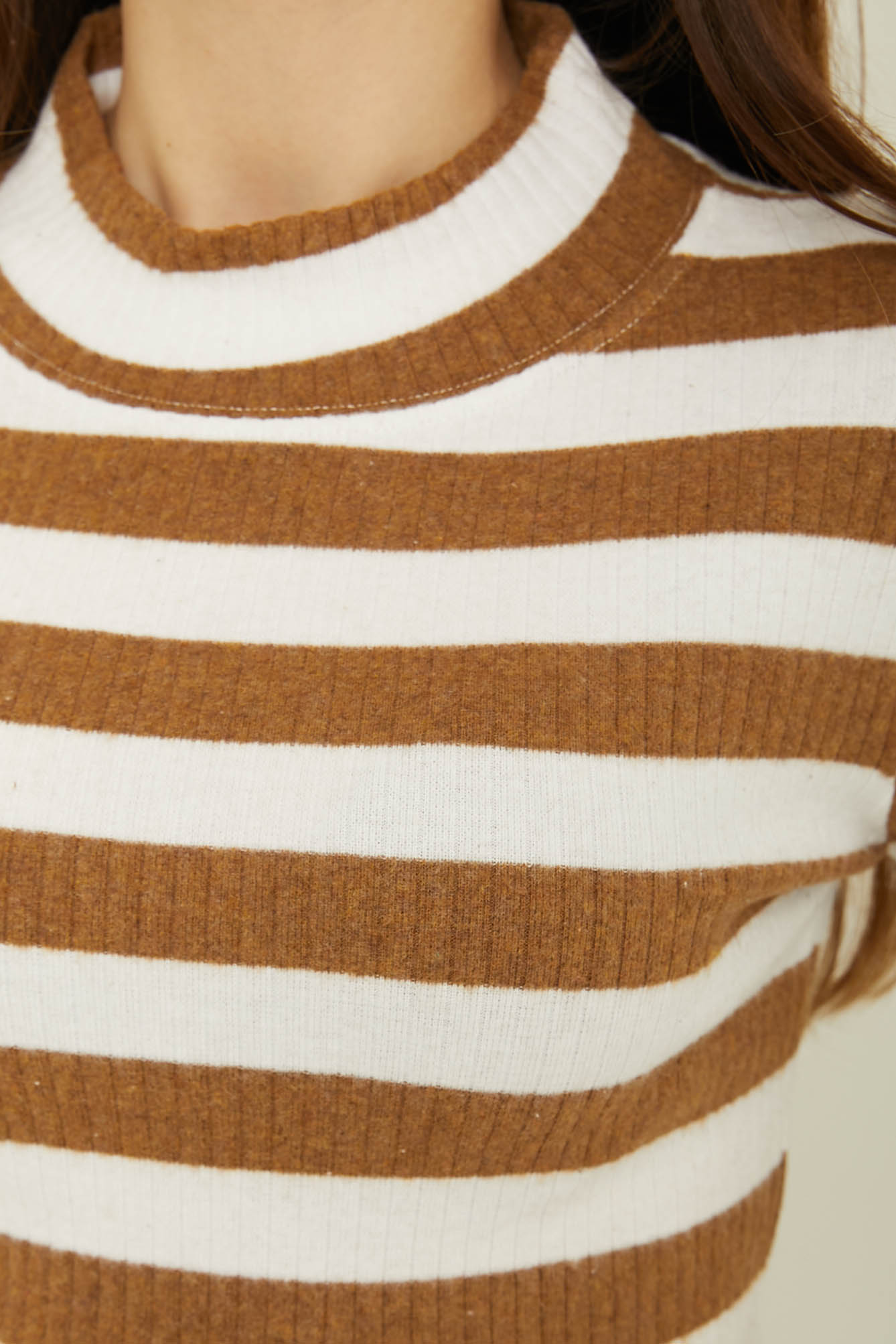 Çizgili Crop Bady Taba - 26772 - 5