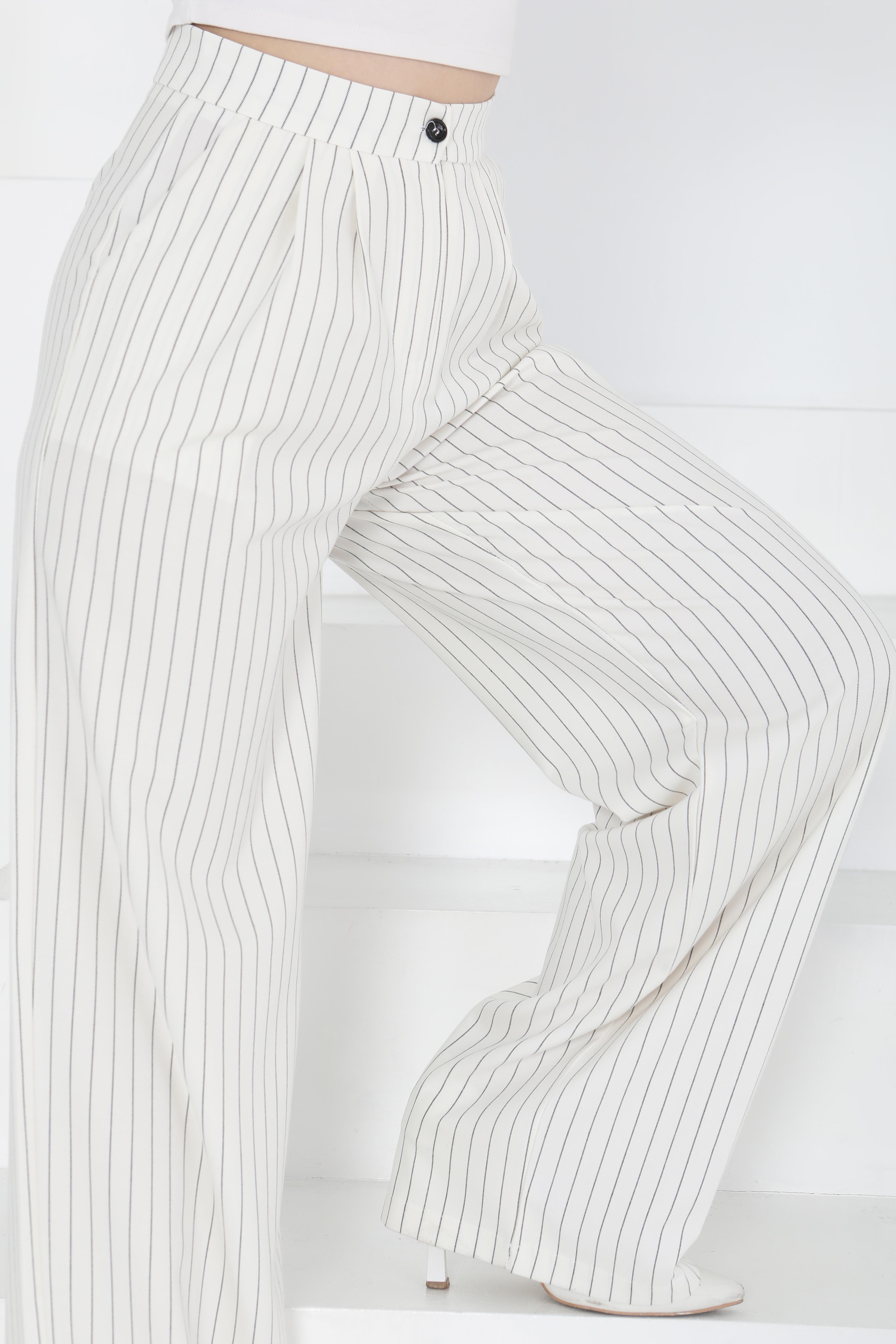 Çizgili Pantolon - 27248 - 4