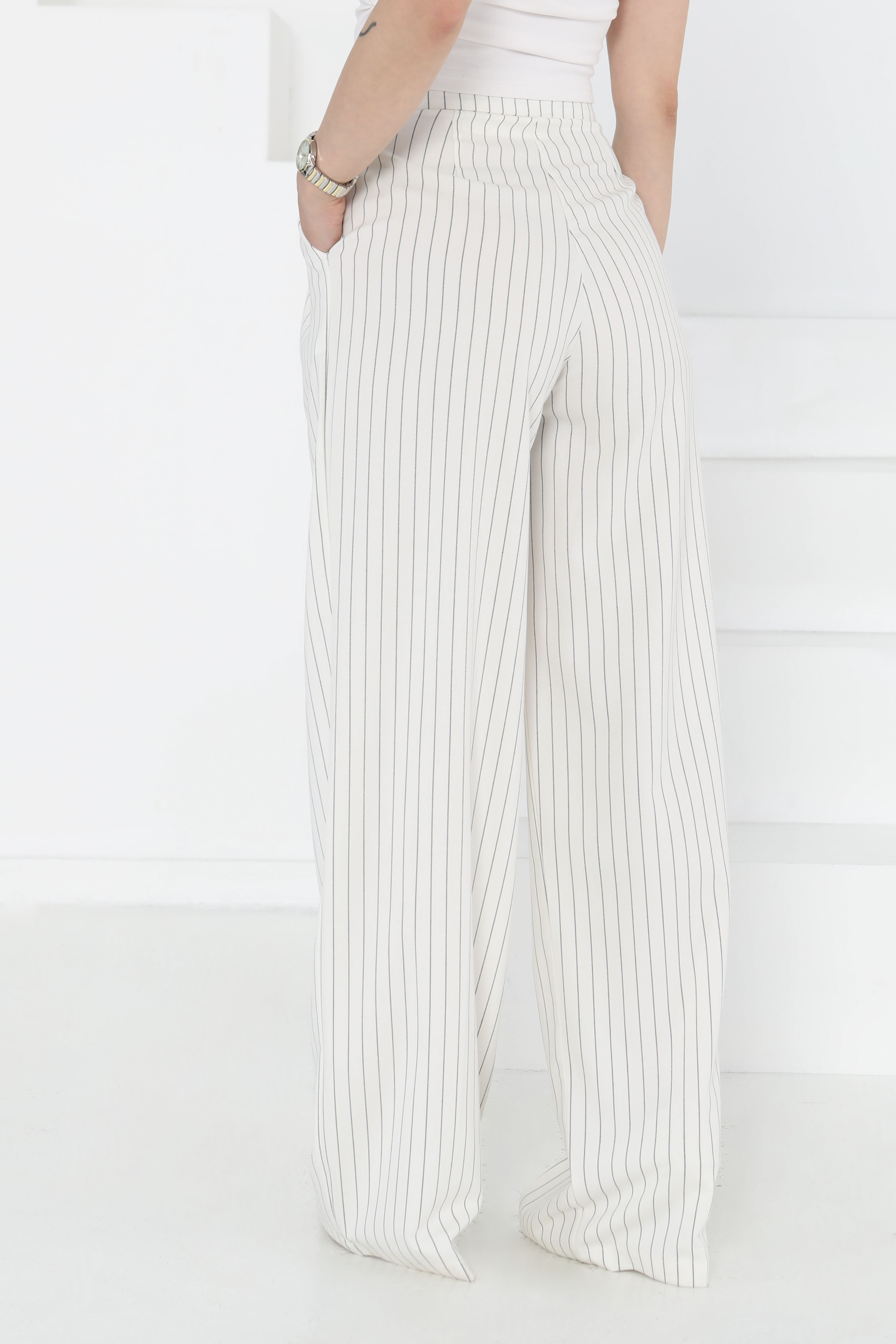 Çizgili Pantolon - 27248 - 8