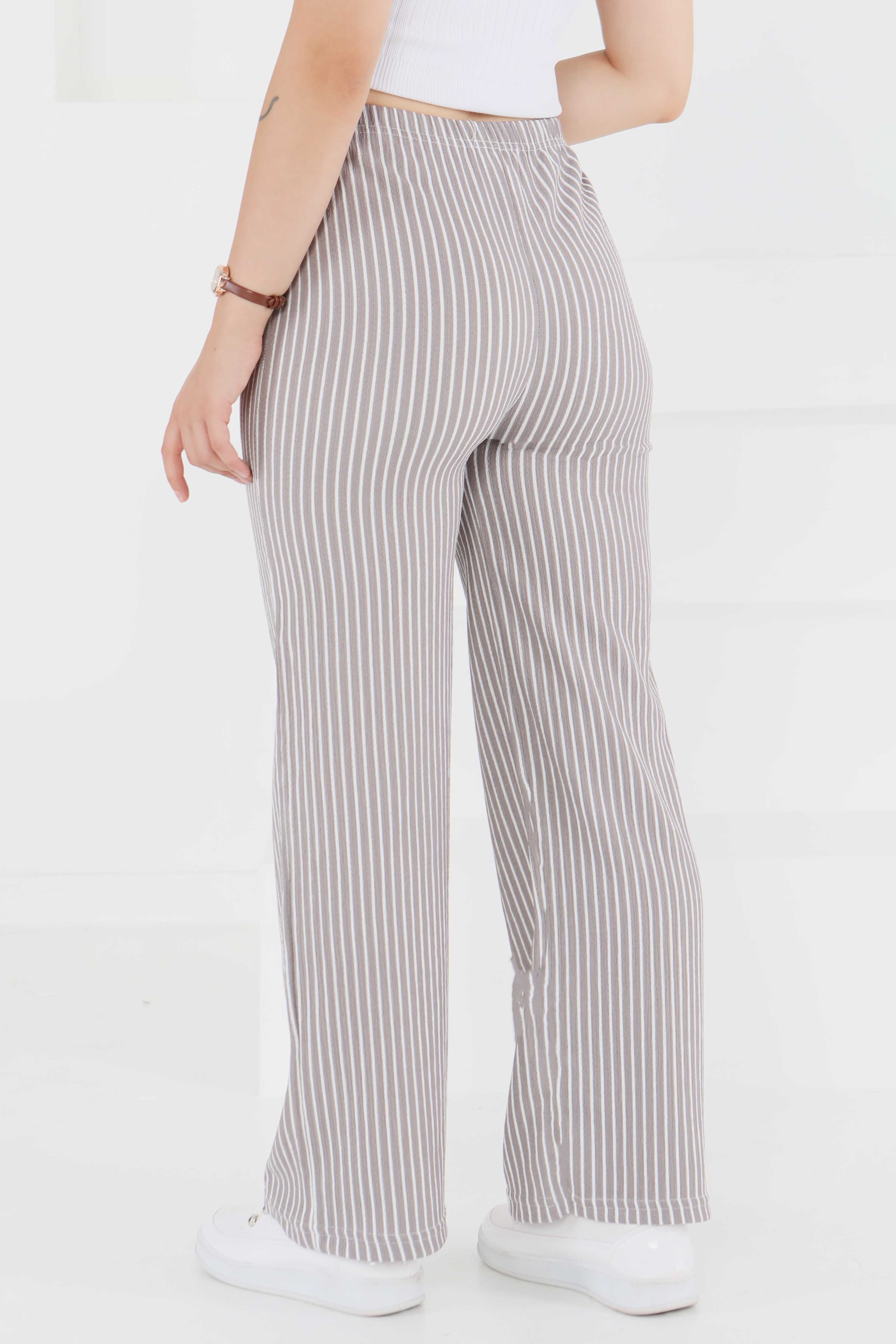 Çizgili Pantolon - 27449 - 4