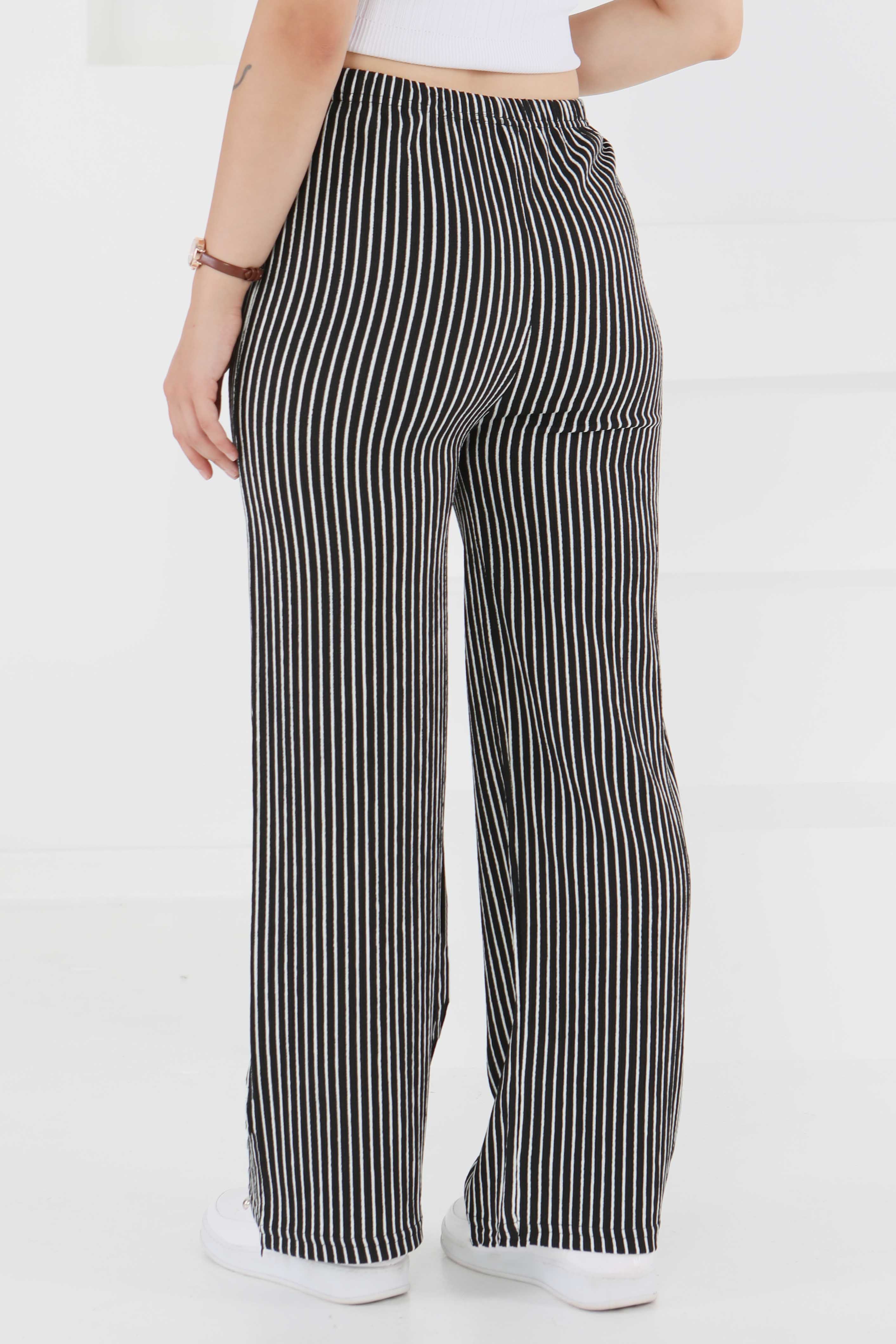 Çizgili Pantolon - 27449 - 4