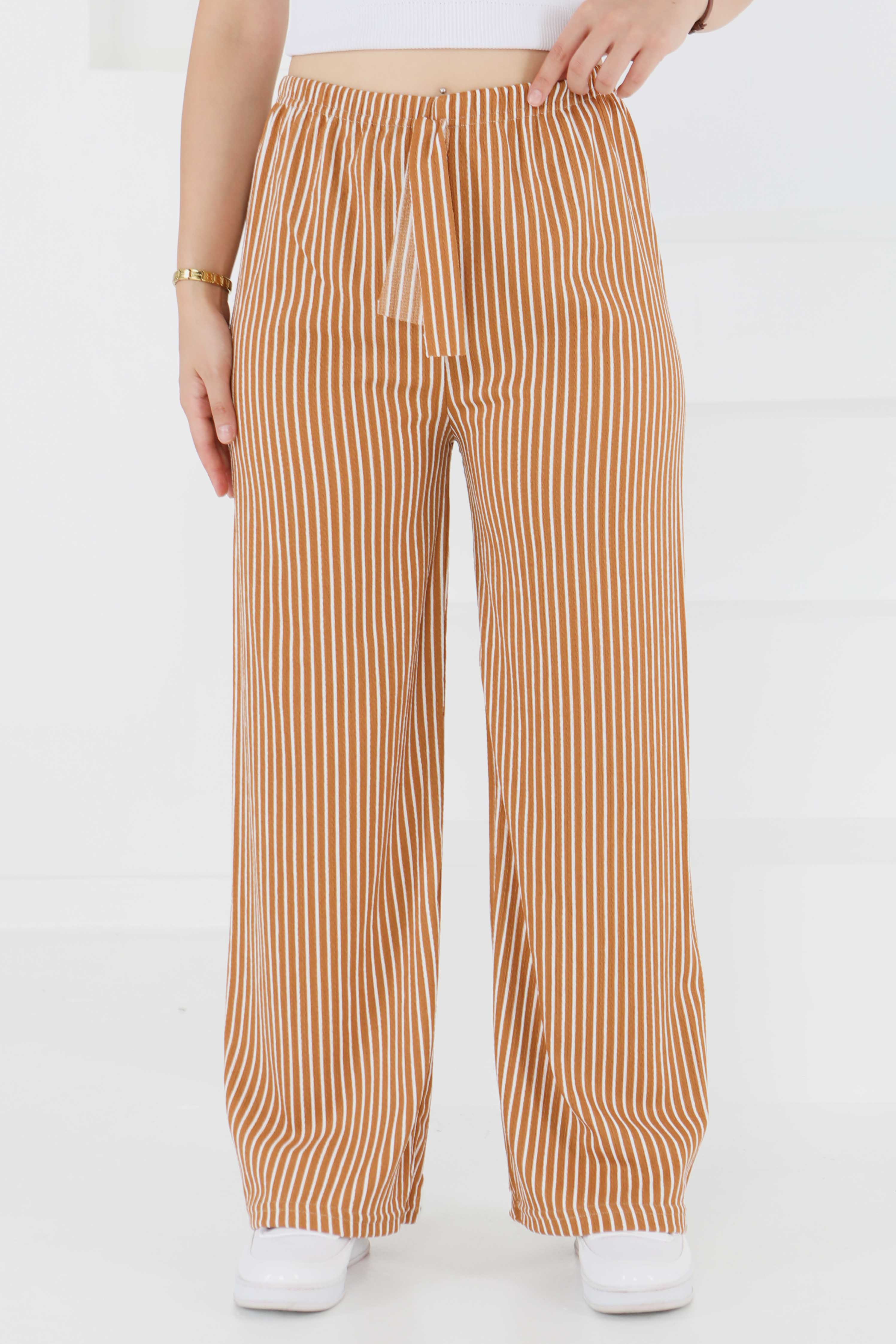 Çizgili Pantolon - 27449 - 3