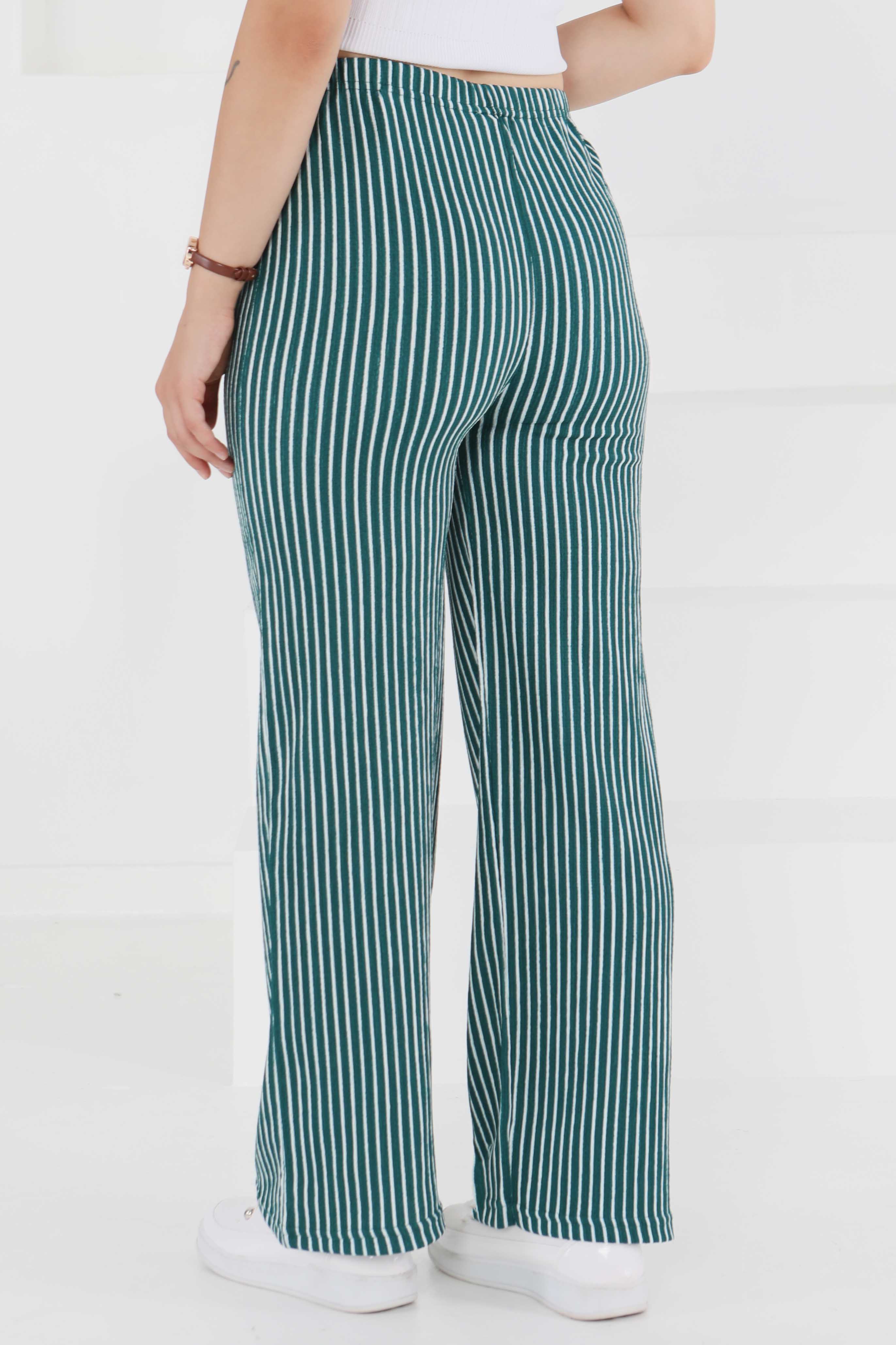 Çizgili Pantolon - 27449 - 4