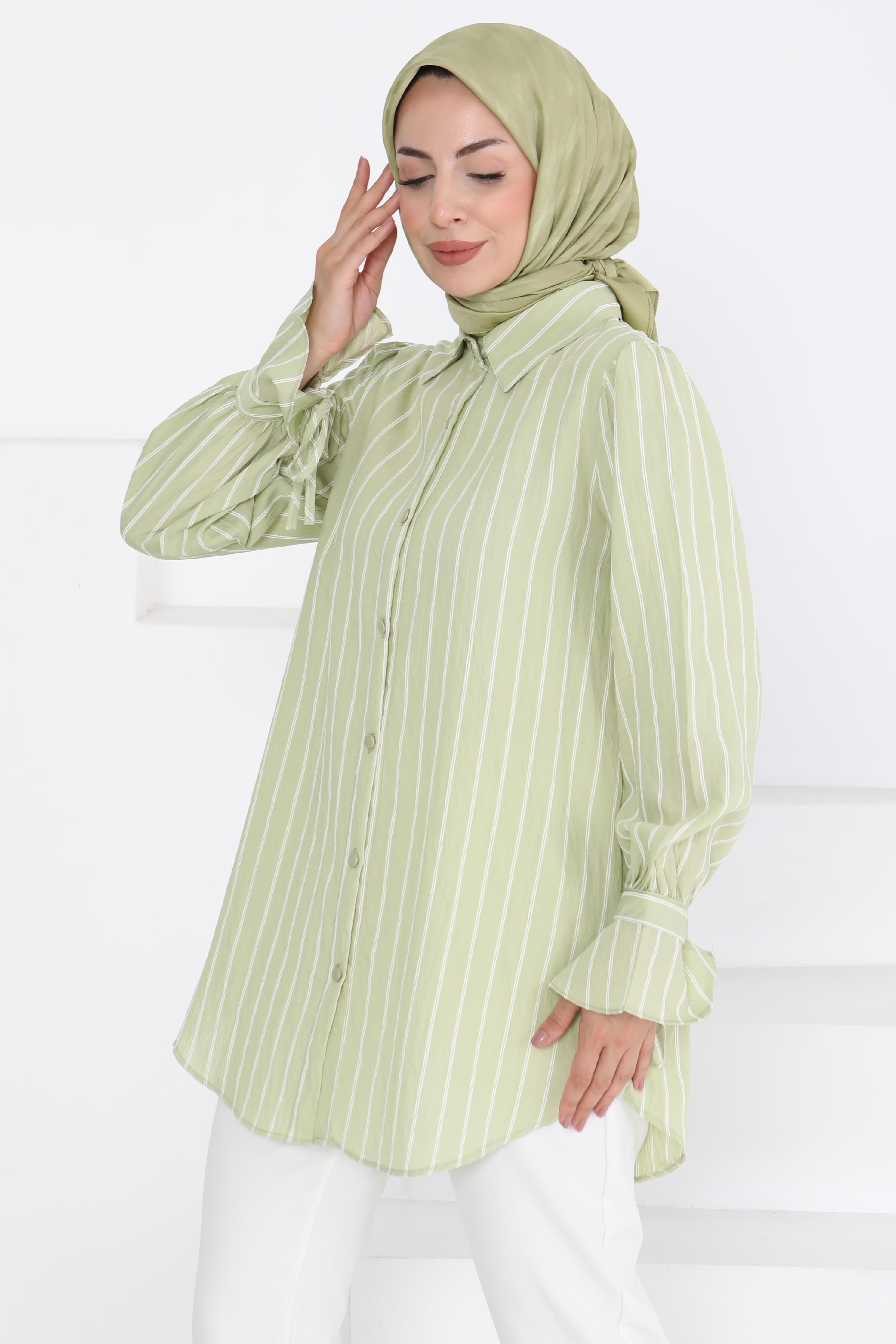 Çizgili Tunik - 27275 - 2