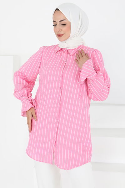 Çizgili Tunik - 27275 