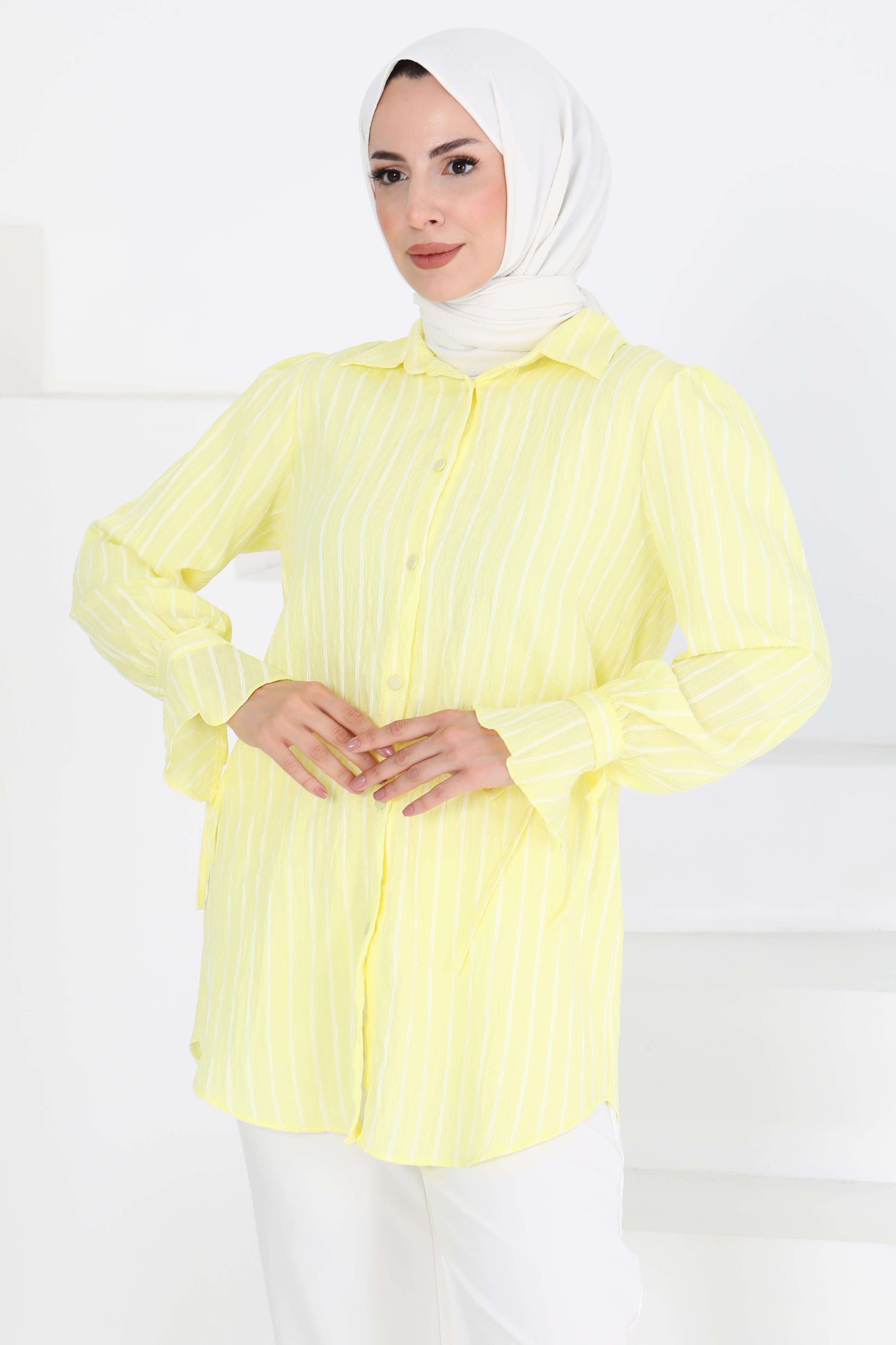 Çizgili Tunik - 27275 - 2