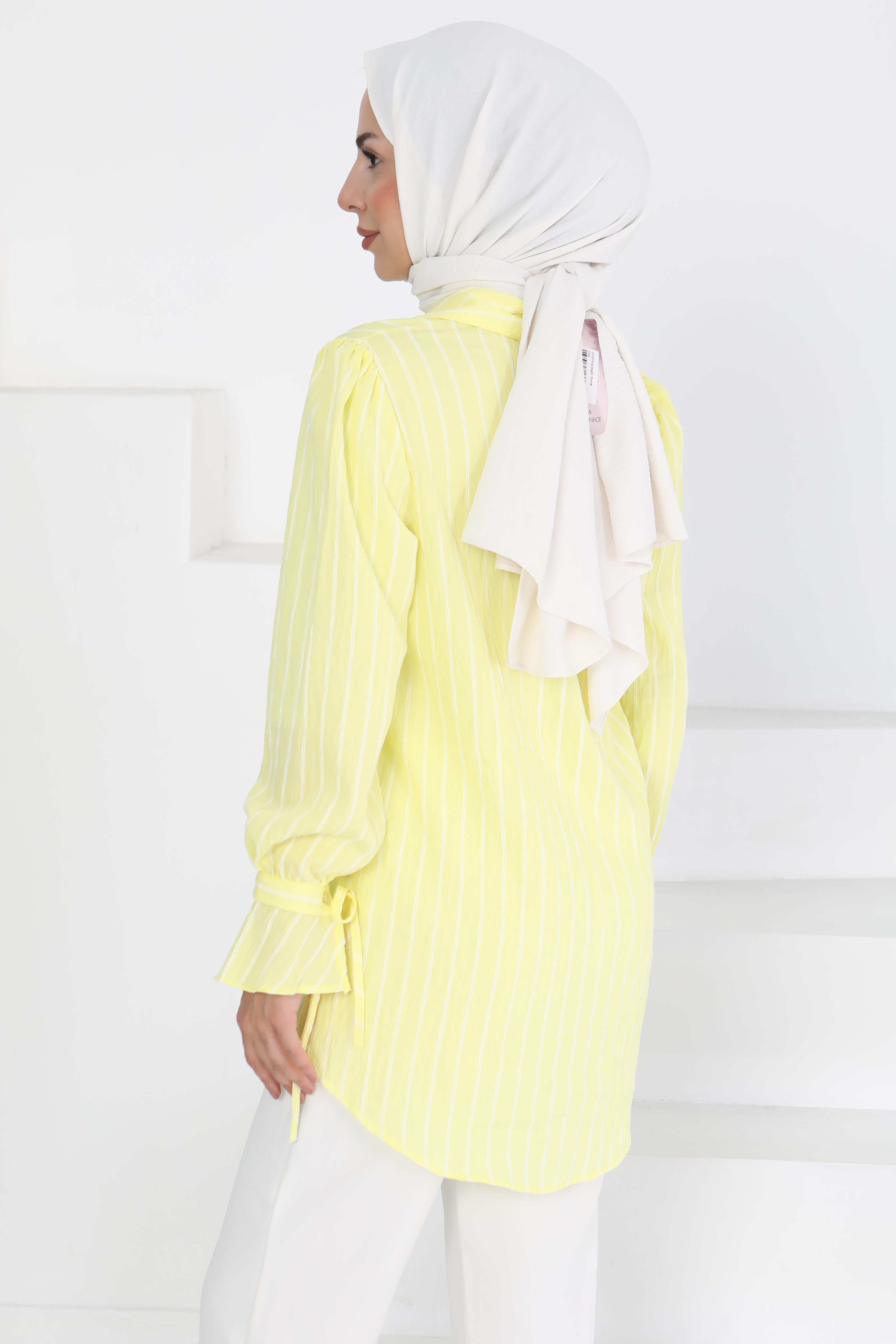 Çizgili Tunik - 27275 - 5